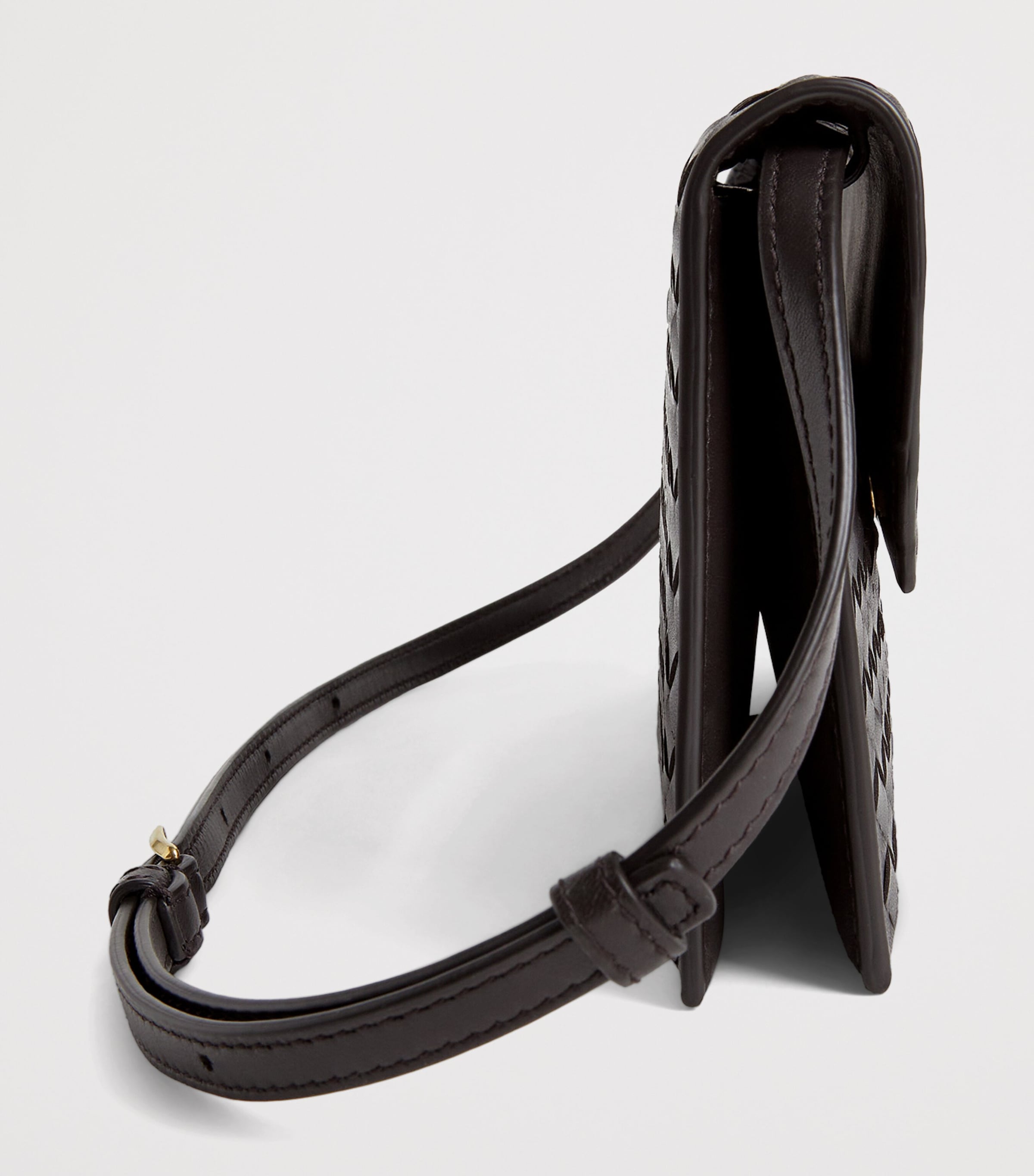 Bottega Veneta Nappa Leather Intrecciato Piccolo Envelope Pouch Image 3