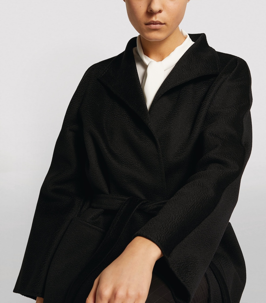 Cashmere Lilia Coat BLACK Image 6