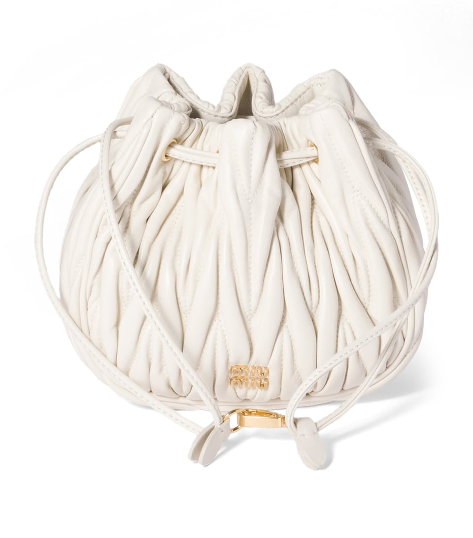 Matelassé Nappa Leather Pouch