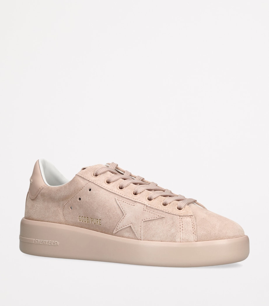 Golden Goose Suede Pure Star Sneakers Pale Pink Image 3