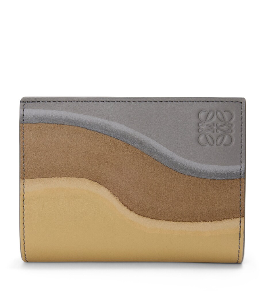LOEWE Leather Landscape Wallet Sparkling Grey Image 1