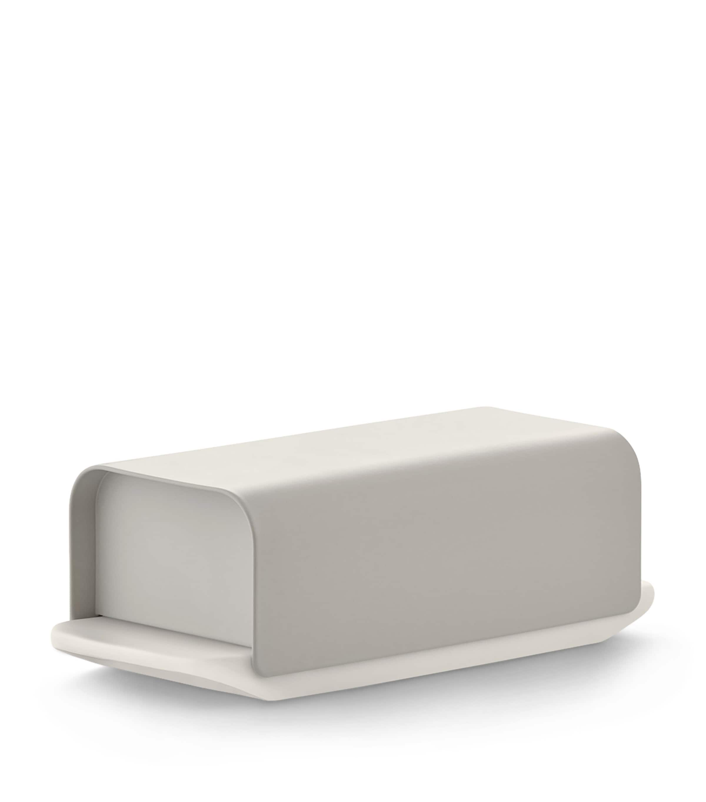 Alessi Mattina Butter Dish In Grey