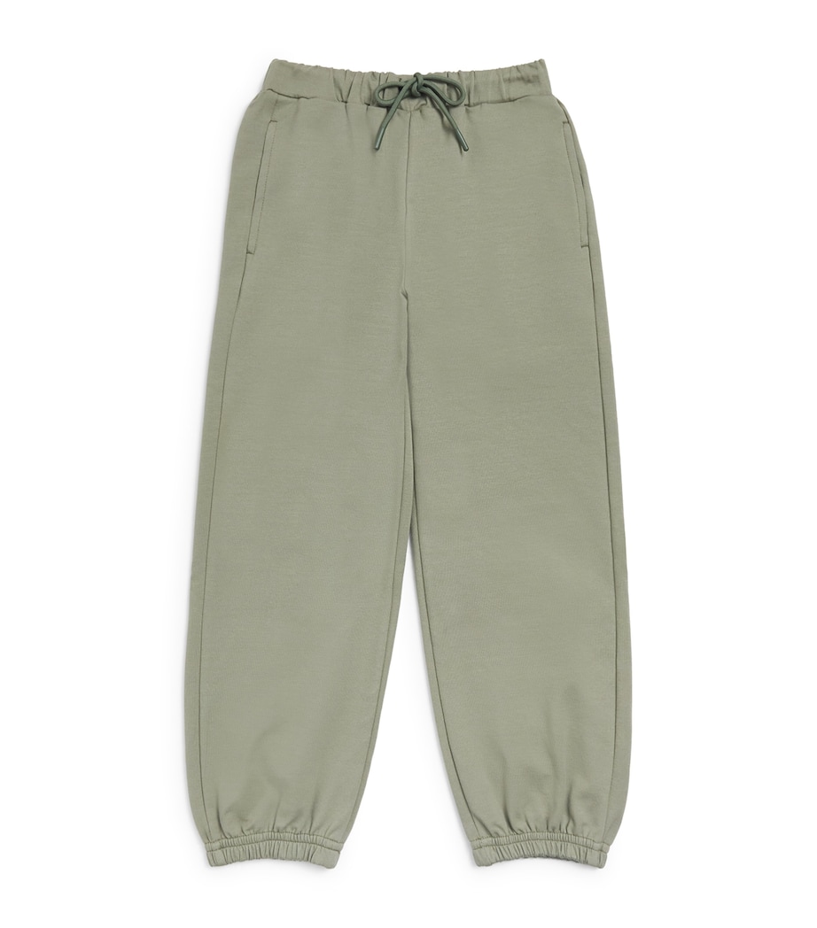 Il Gufo Cotton Cuffed Sweatpants (2-12 Years) Hunter Green Image 1