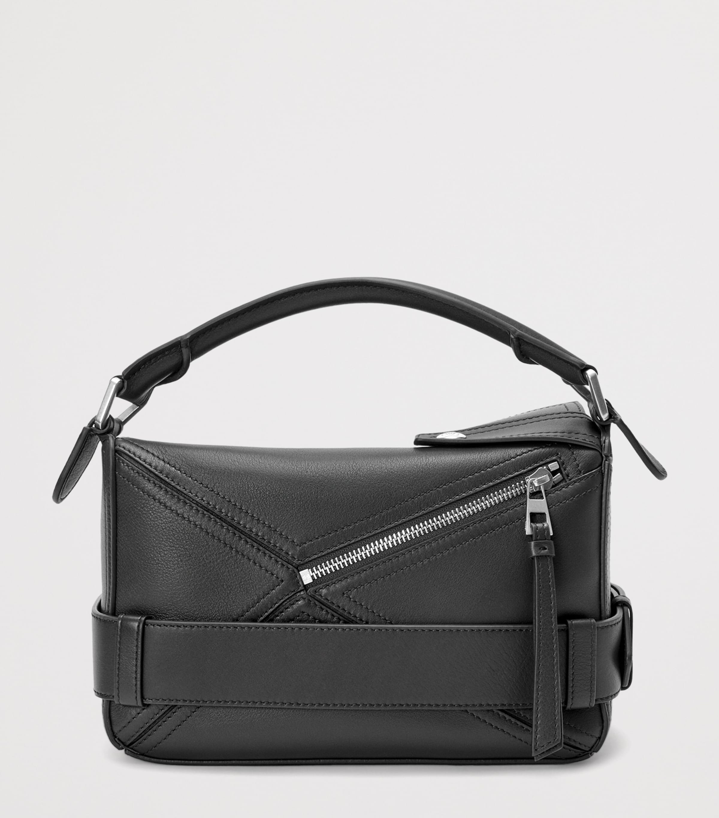 LOEWE Small Leather Puzzle Biker Top-Handle Bag | Harrods UK