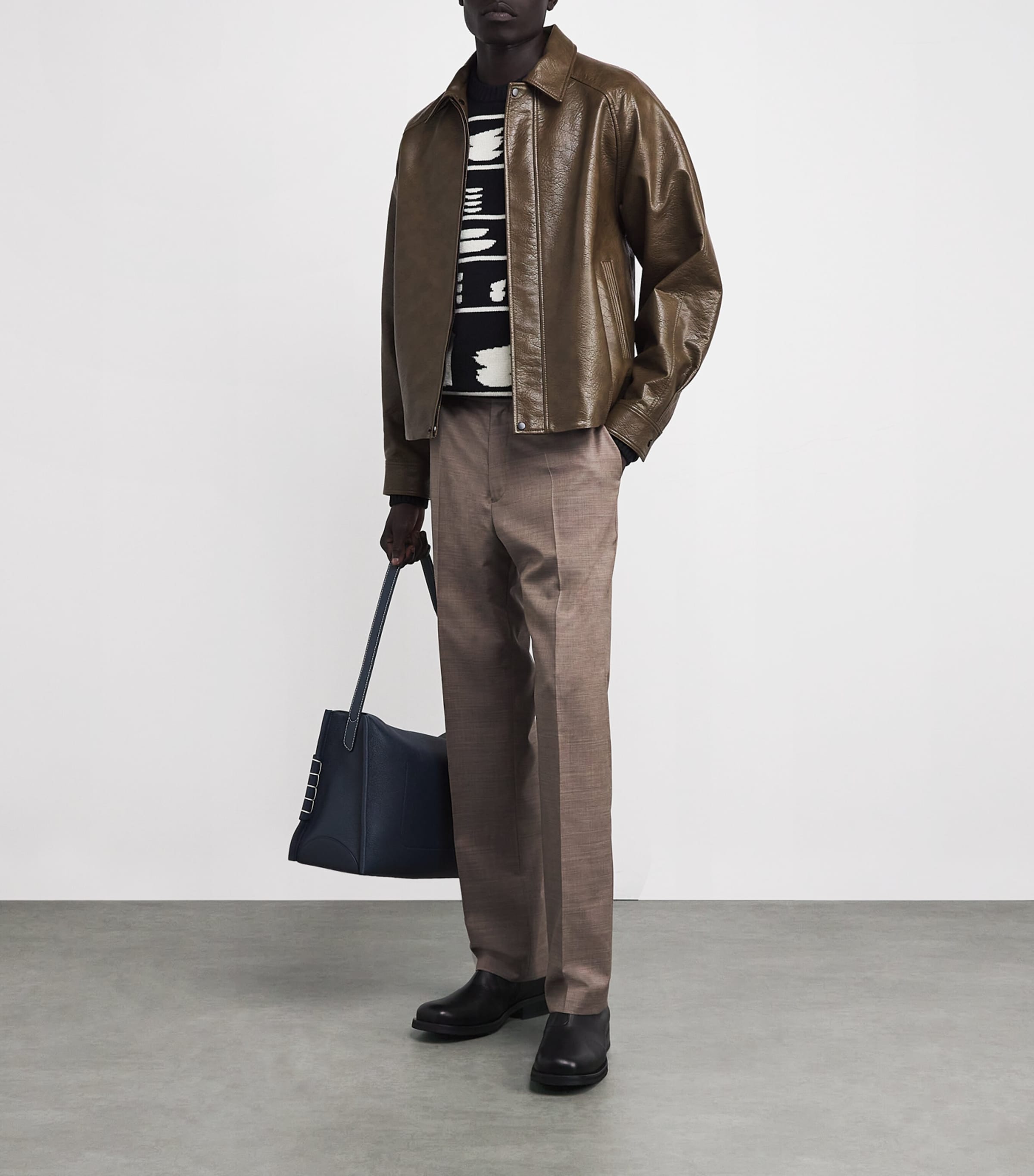 Tropical Wool Trousers 60_LIGHT BEIGE Image 2