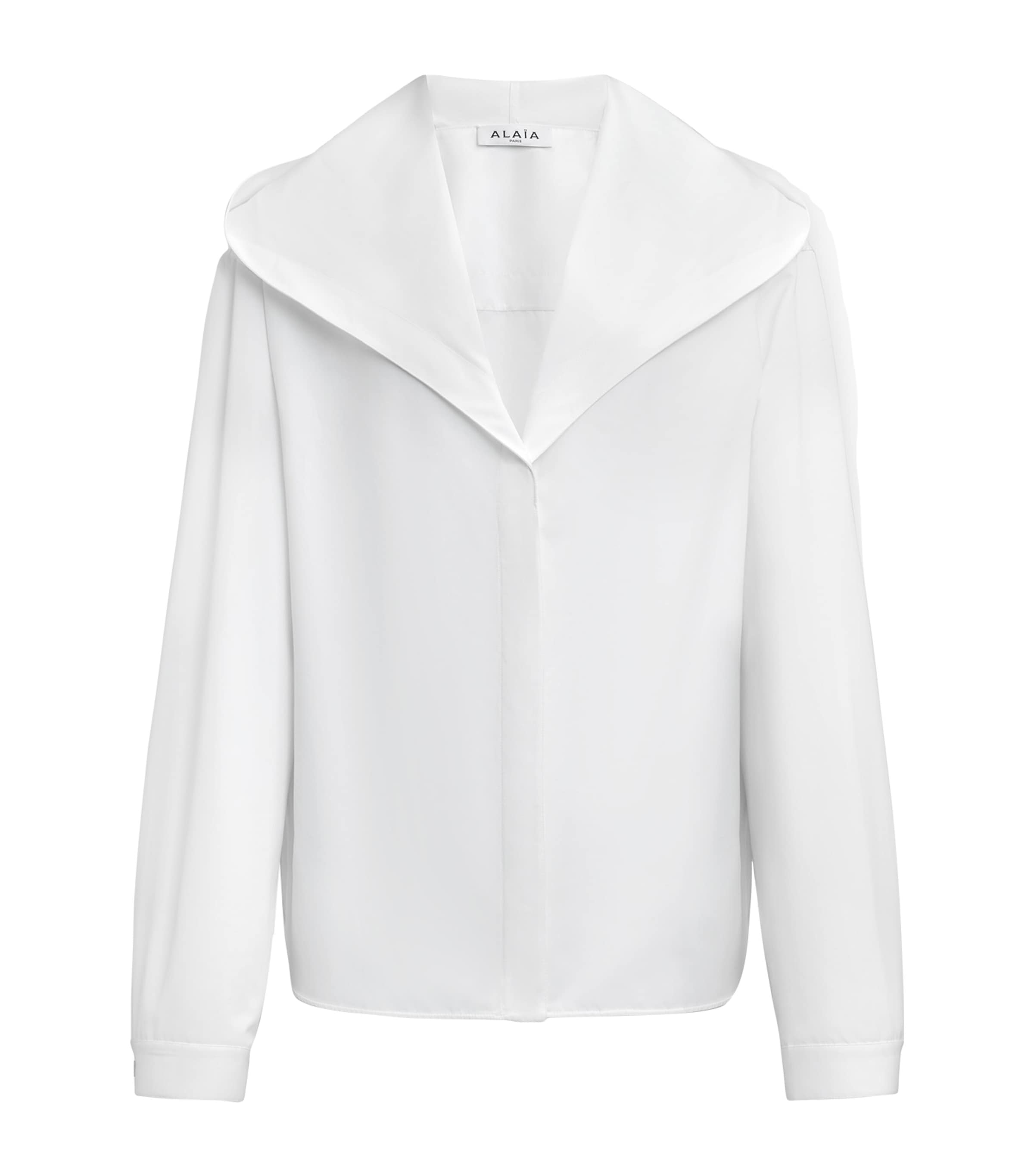 ALAÏA COTTON HOODED SHIRT