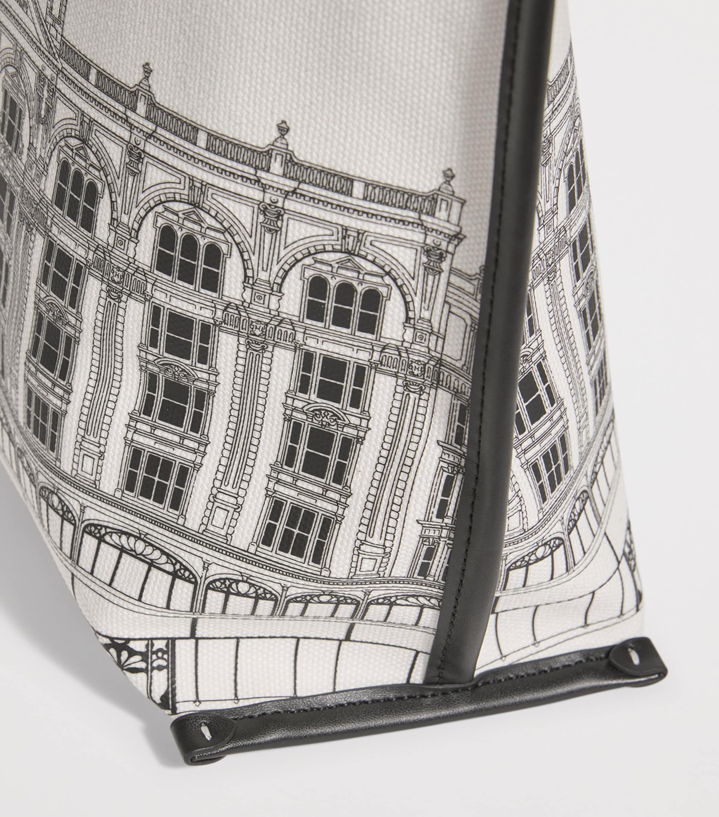 Small Building Shopper Bag CREAM Image 3