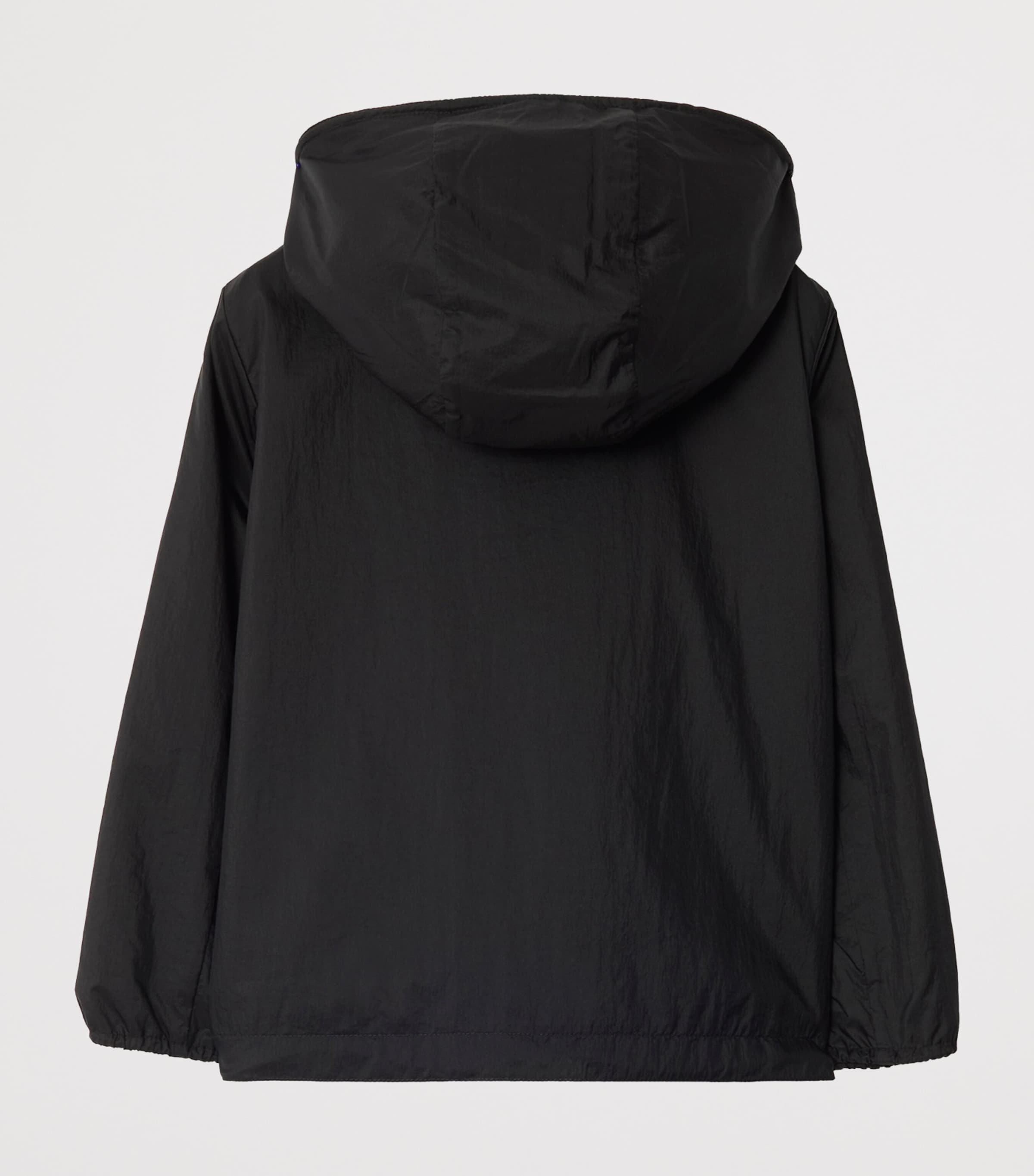 Burberry Kids Nylon Check-Tape Jacket (14 Years) Black Image 2