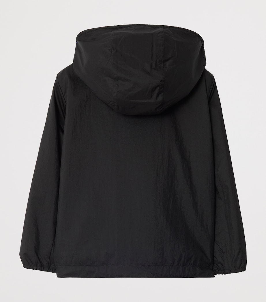 Burberry Kids Nylon Check-Tape Jacket (14 Years) Black Image 2