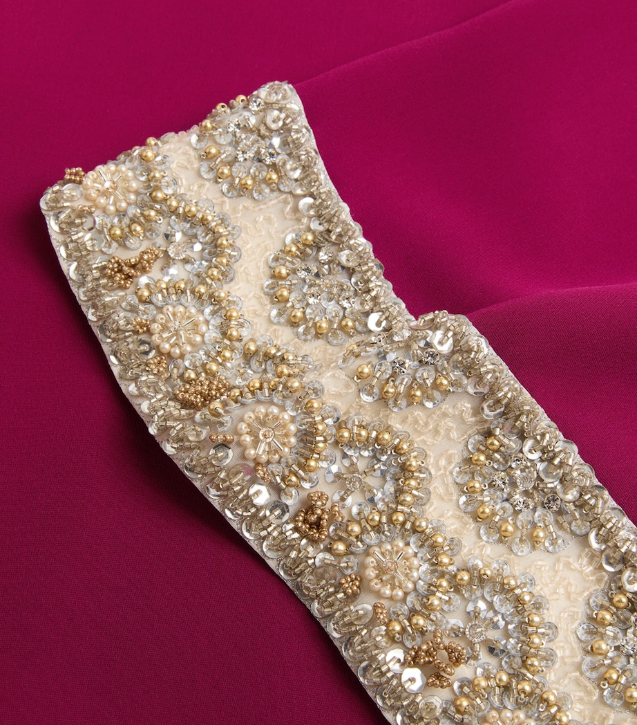 Silk Embroidered Kaftan Top RAL Image 9