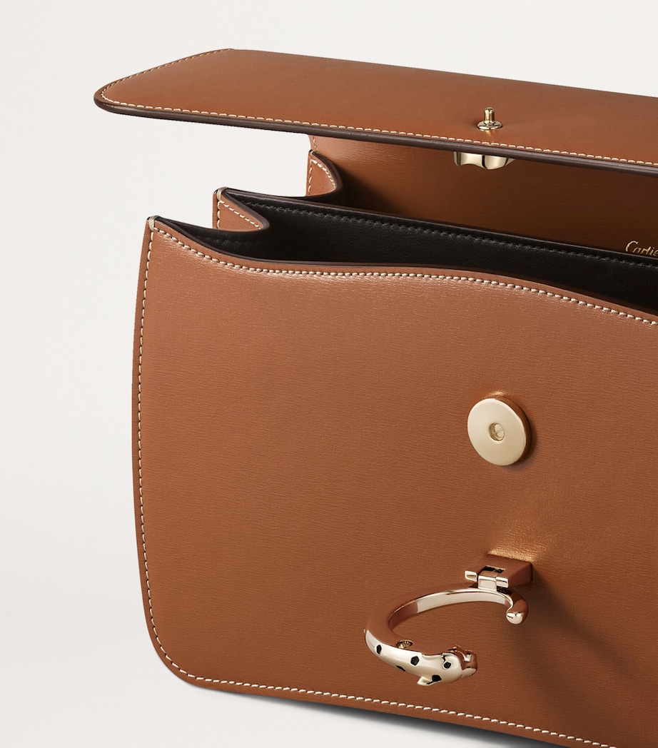 Small Calfskin Panthère de Cartier Chain Bag CARAMEL Image 2