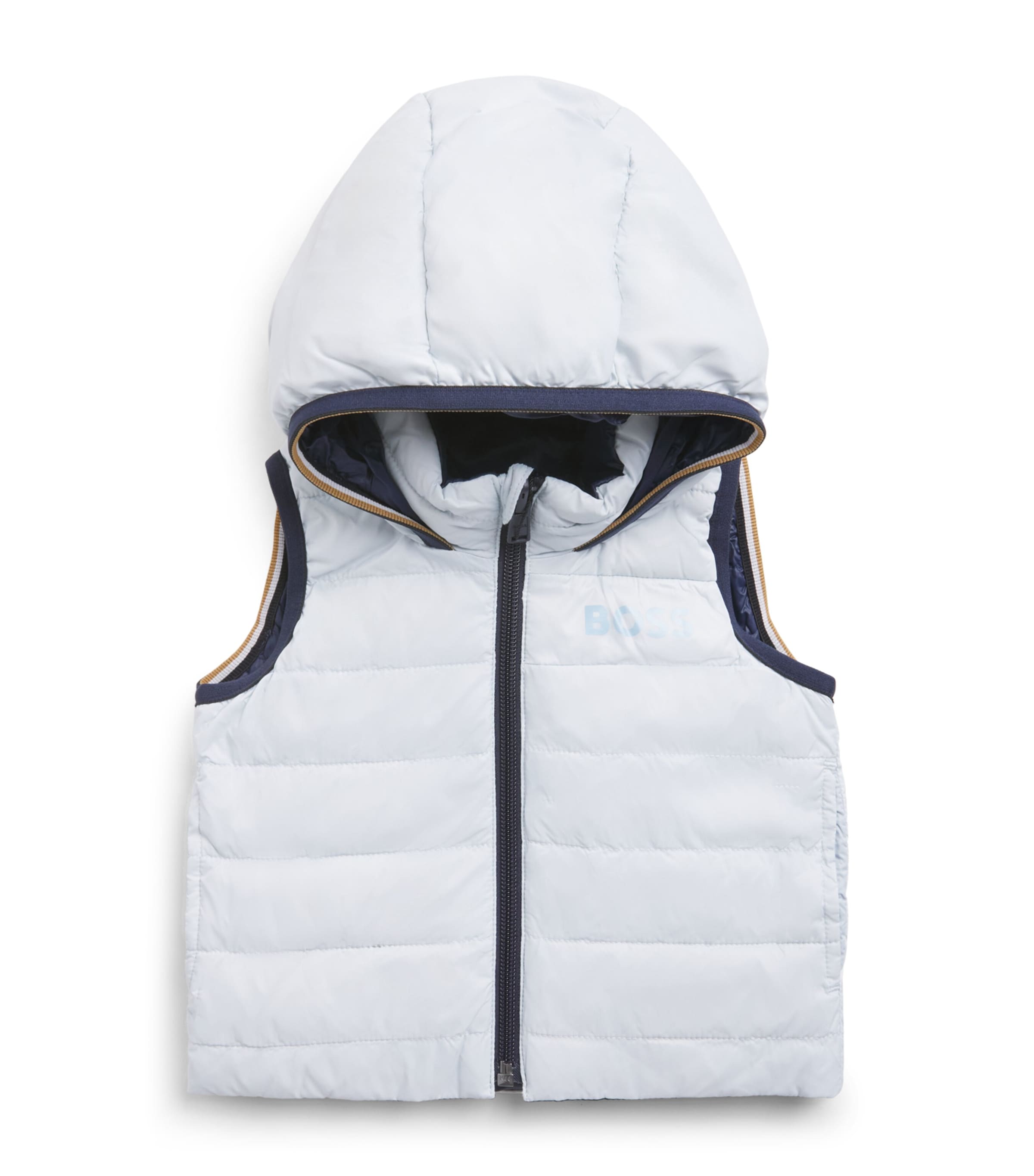 Reversible Puffer Gilet (3-18 Months) PALE BLUE Image 1