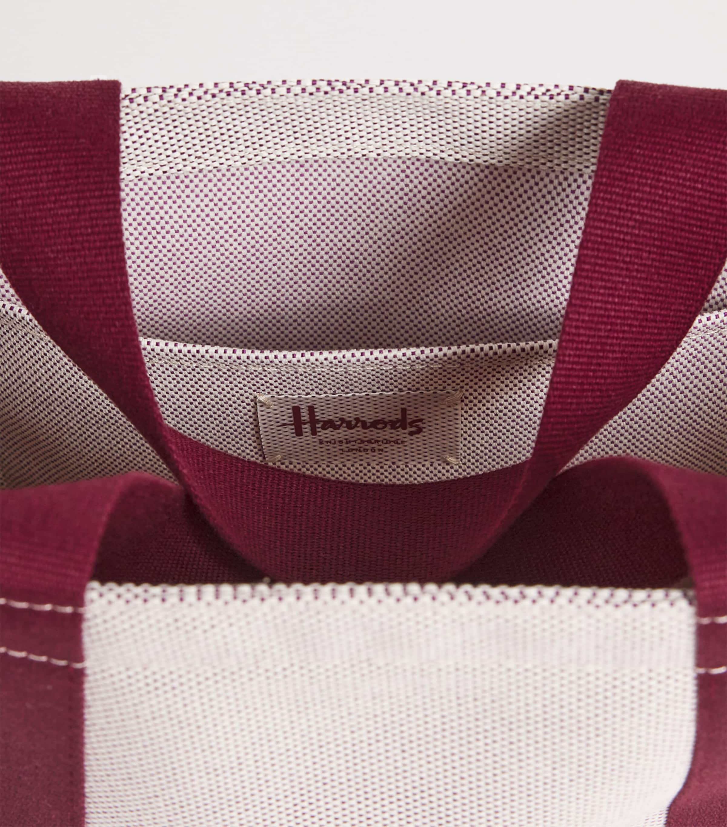 Harrods Small Logo Tote Bag Neutral Image 5