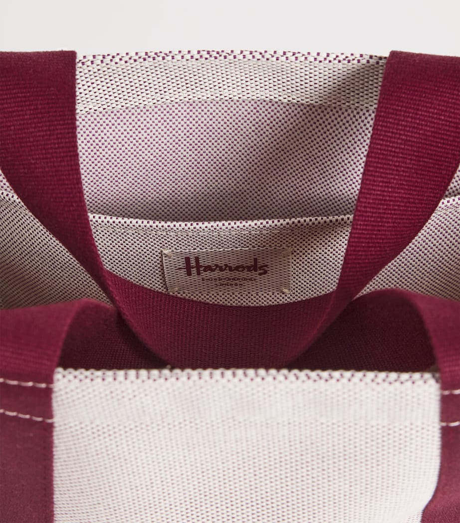 Harrods Small Logo Tote Bag Neutral Image 5