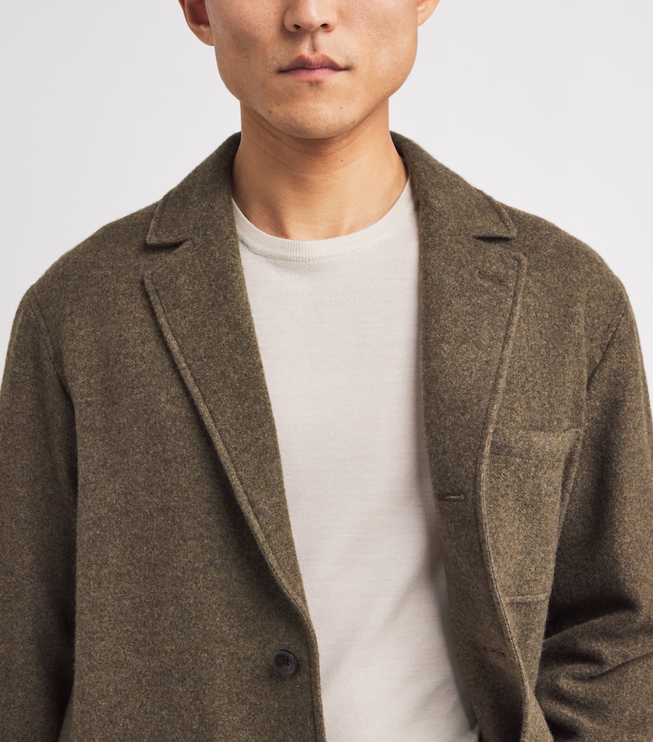 Cashmere-Wool Brushed Twill Blazer INVERNESS LODEN Image 6