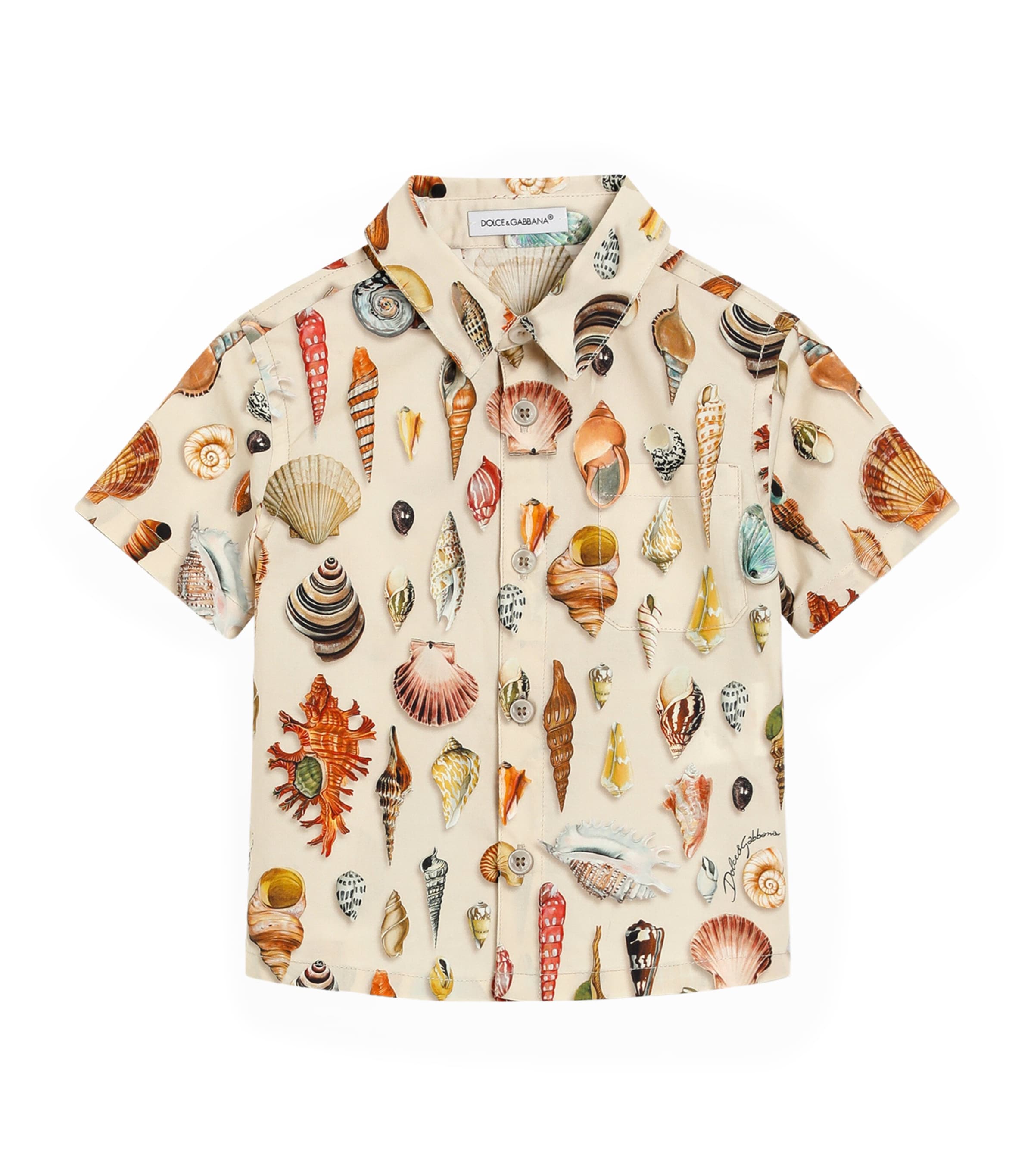 Cotton Printed Shirt (3-36 Months) HK5PI-CONCHIGLIE Image 1