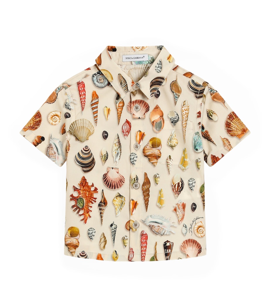 Cotton Printed Shirt (3-36 Months) HK5PI-CONCHIGLIE Image 1