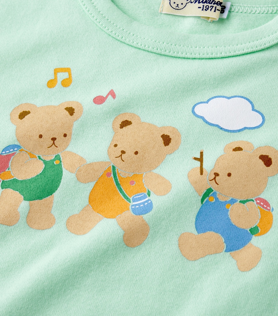 Bear Print Cotton T-Shirt (2-5 Years) 67 Image 3