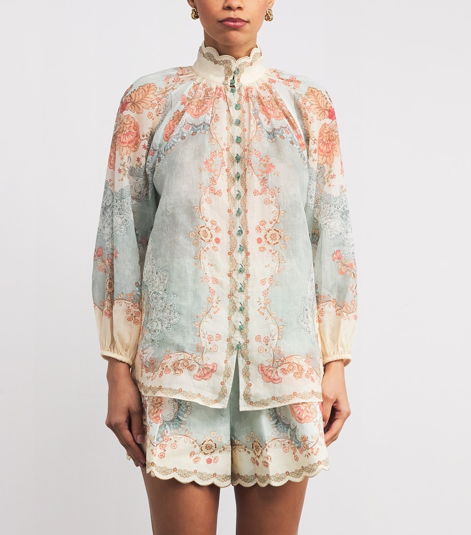 Floral Daylight Blouse WLLPAPR FLRL MNTWPFM Image 3