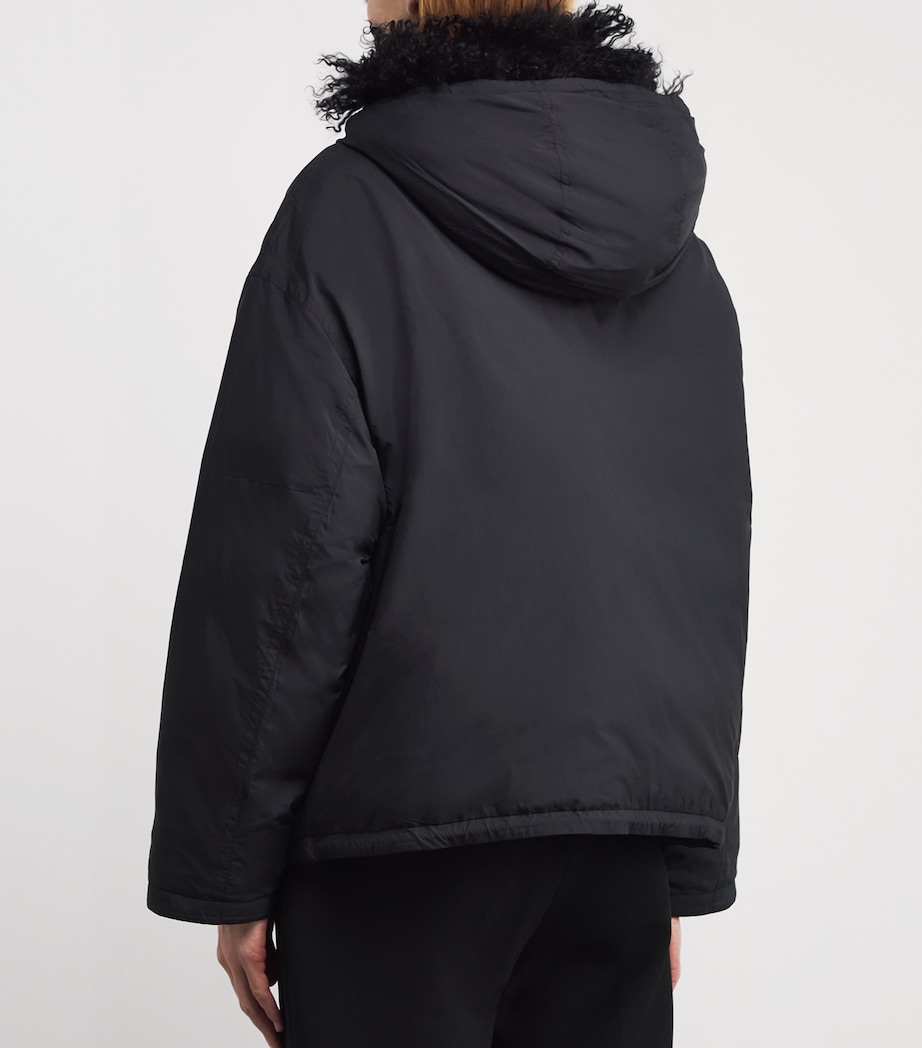 Down Lambswool-Trim Field Jacket C99 Image 4