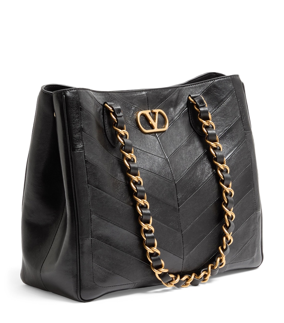 Leather Laseine Tote Bag 0NO Image 1