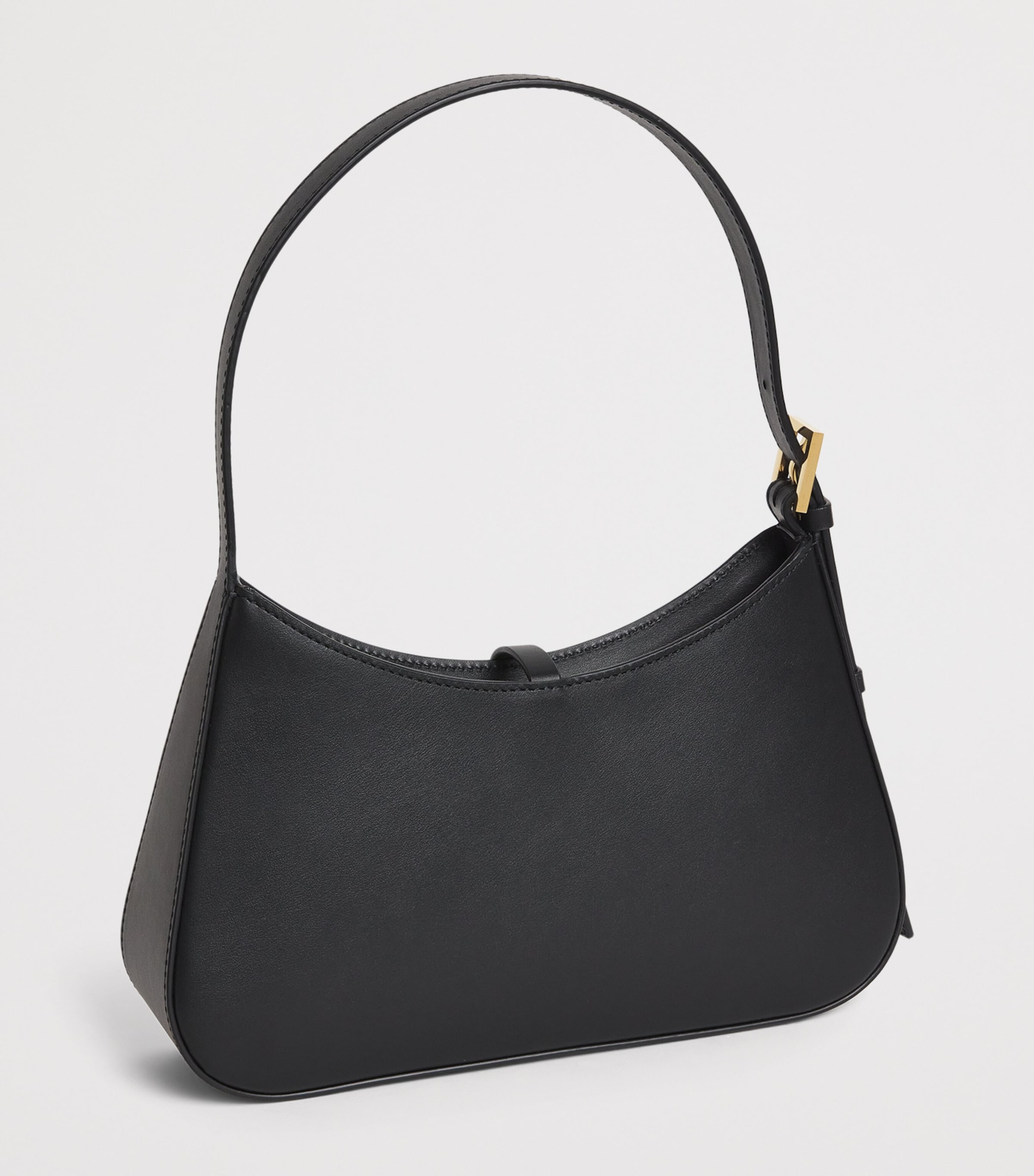 Leather Tokyo Shoulder Bag BLACK F02 Image 3