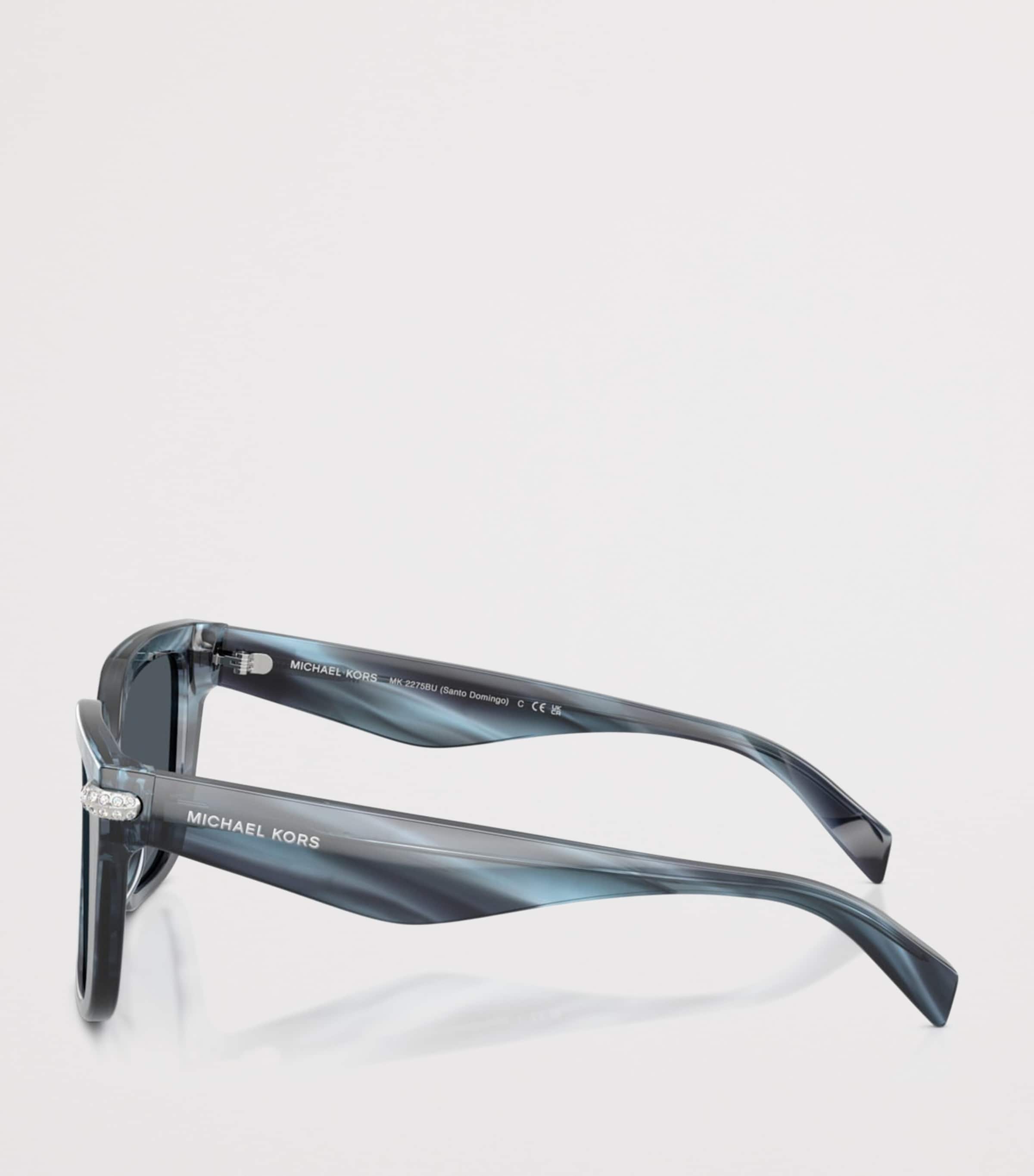 Michael Kors Santo Domingo Square Sunglasses Blue Image 3