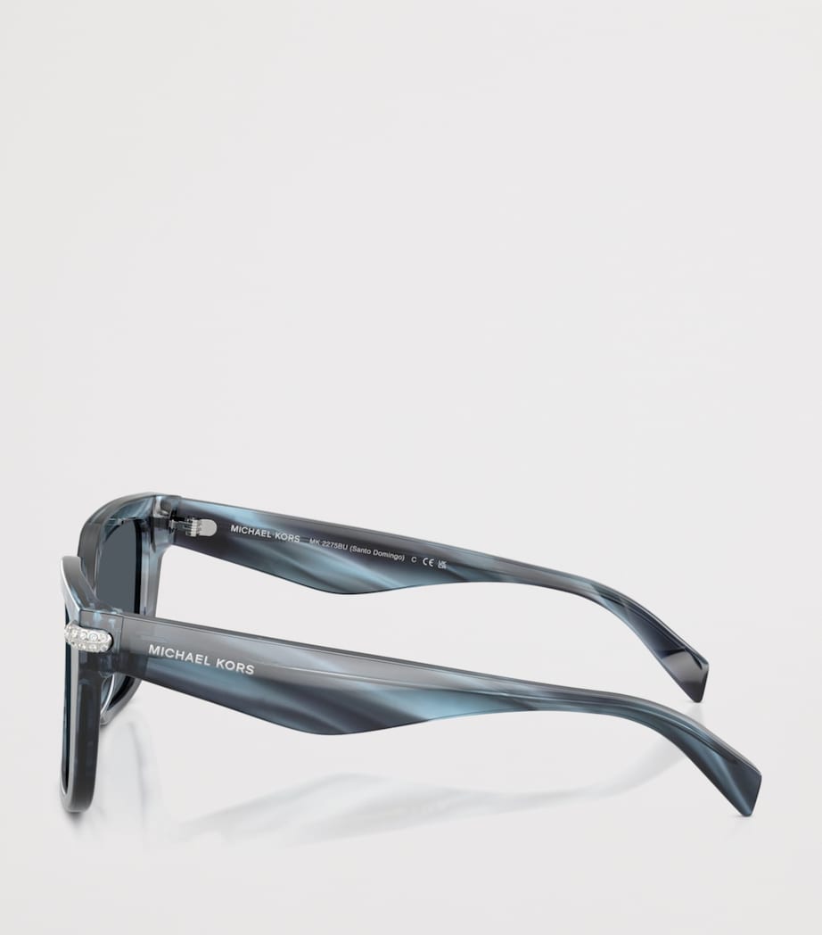 Michael Kors Santo Domingo Square Sunglasses Blue Image 3