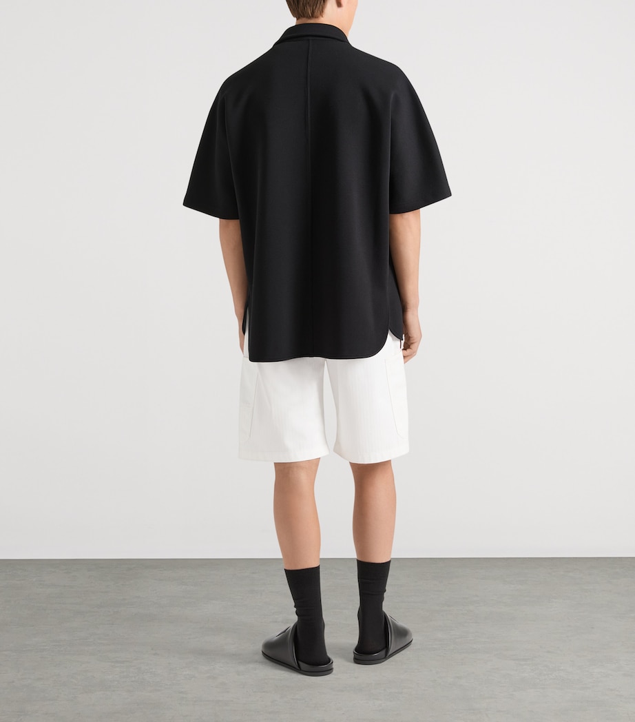 Herringbone Cargo Shorts WHITE Image 3