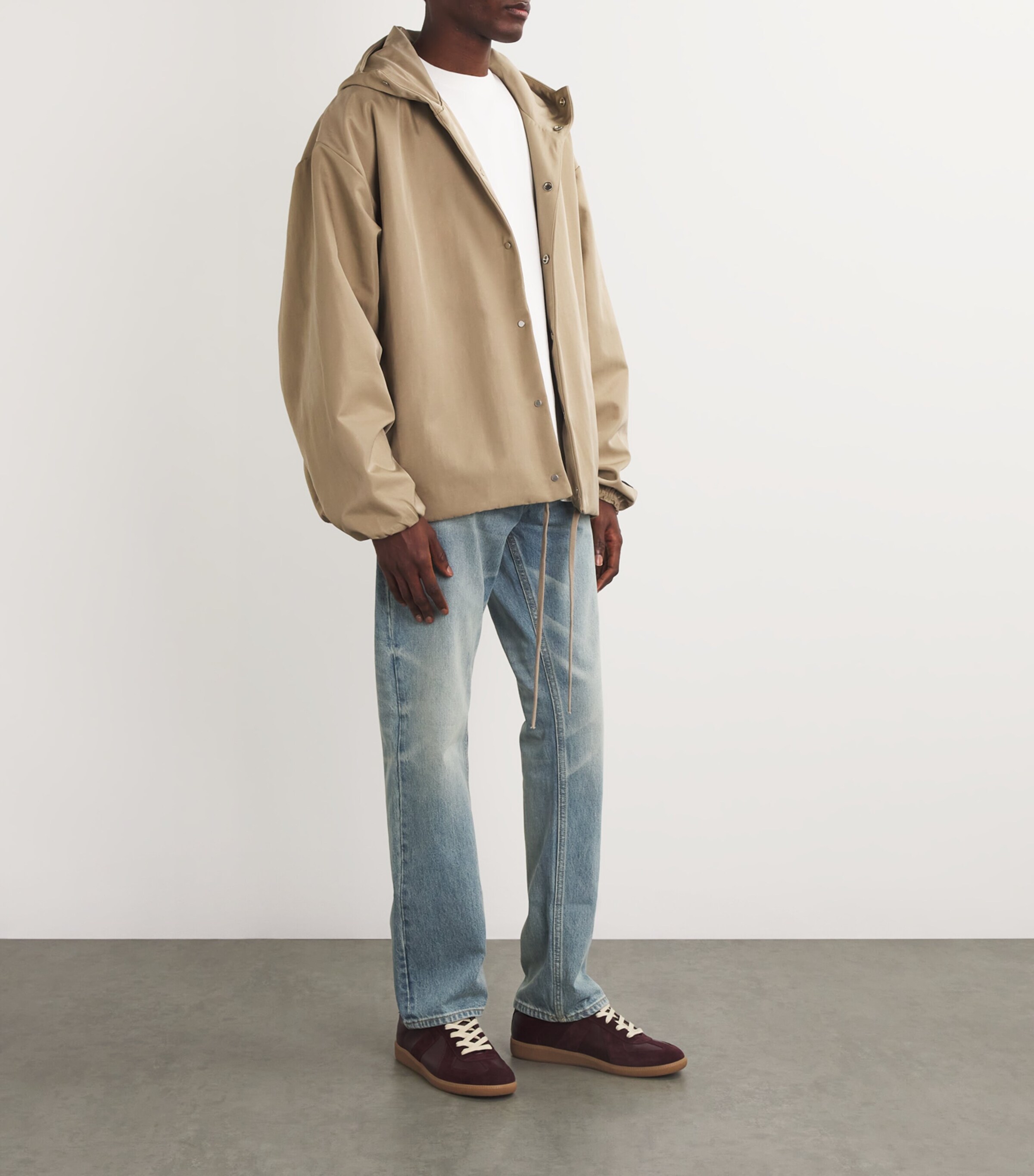 Distressed Straight Jeans VINTAGE BLUE Image 2