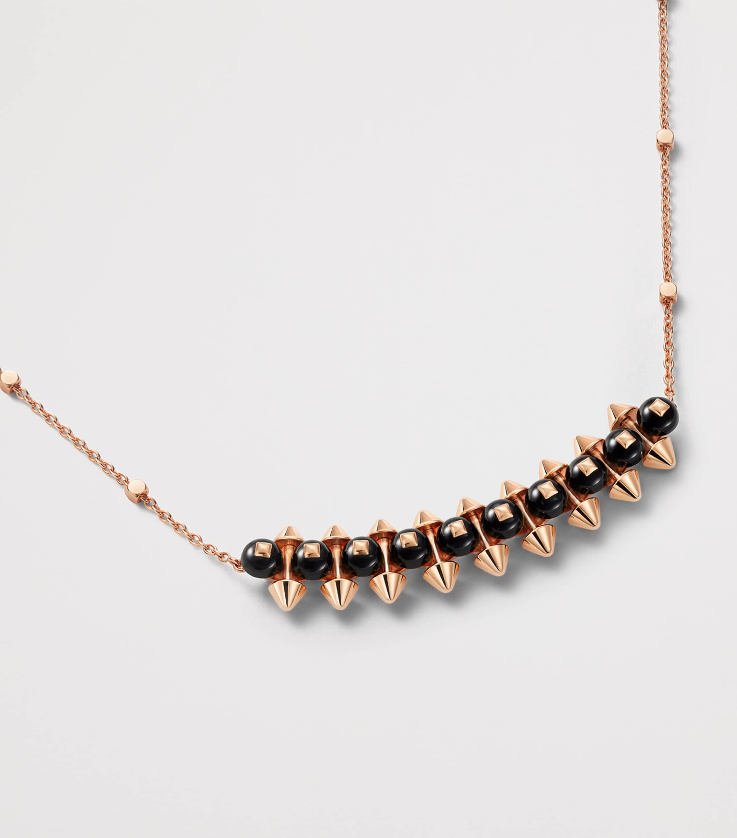 Cartier Rose Gold and Onyx Clash de Cartier Pendant Necklace Rose Gold Image 3