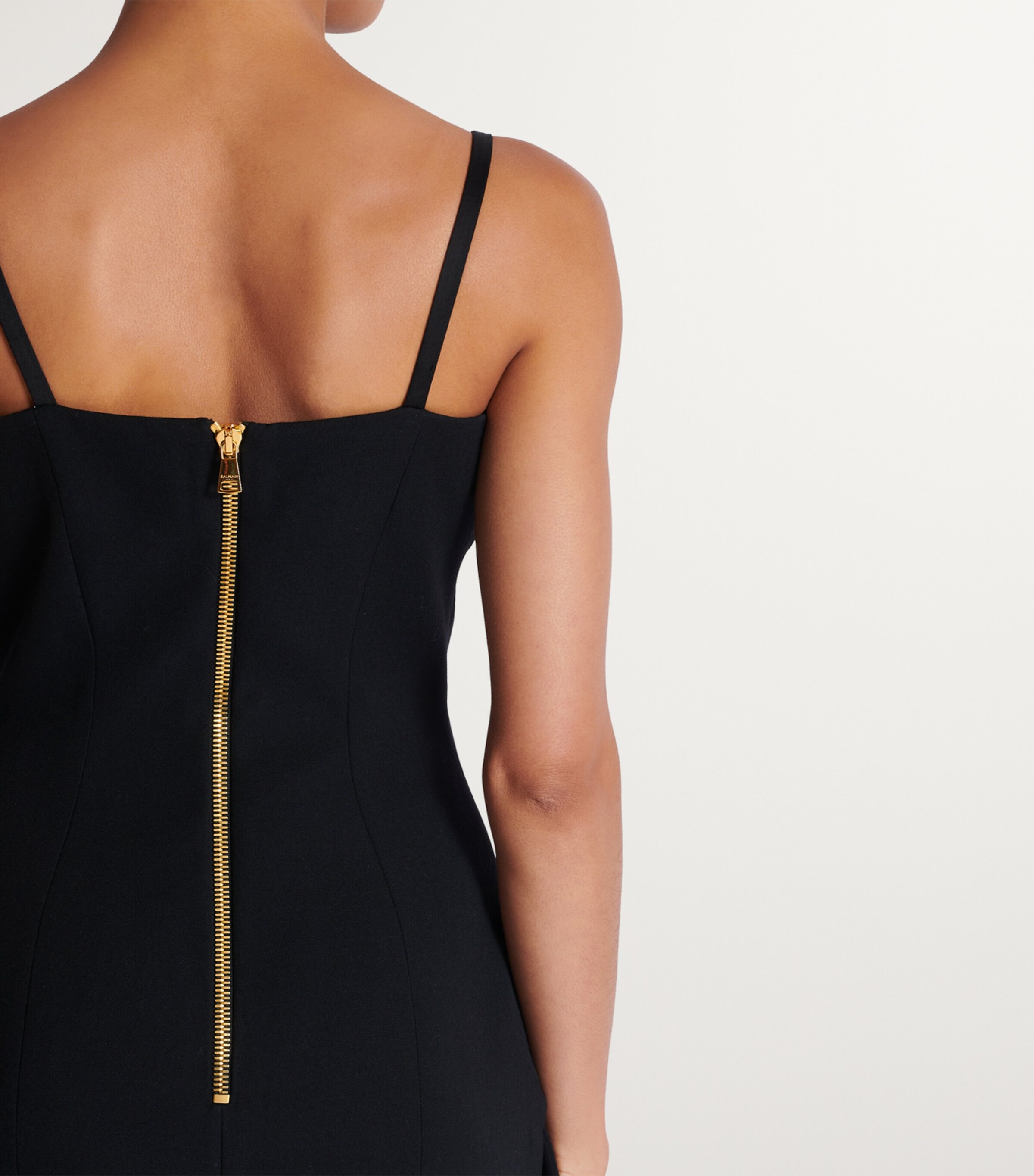 Wool Jacket-Effect Maxi Dress 0PA NOIR Image 6