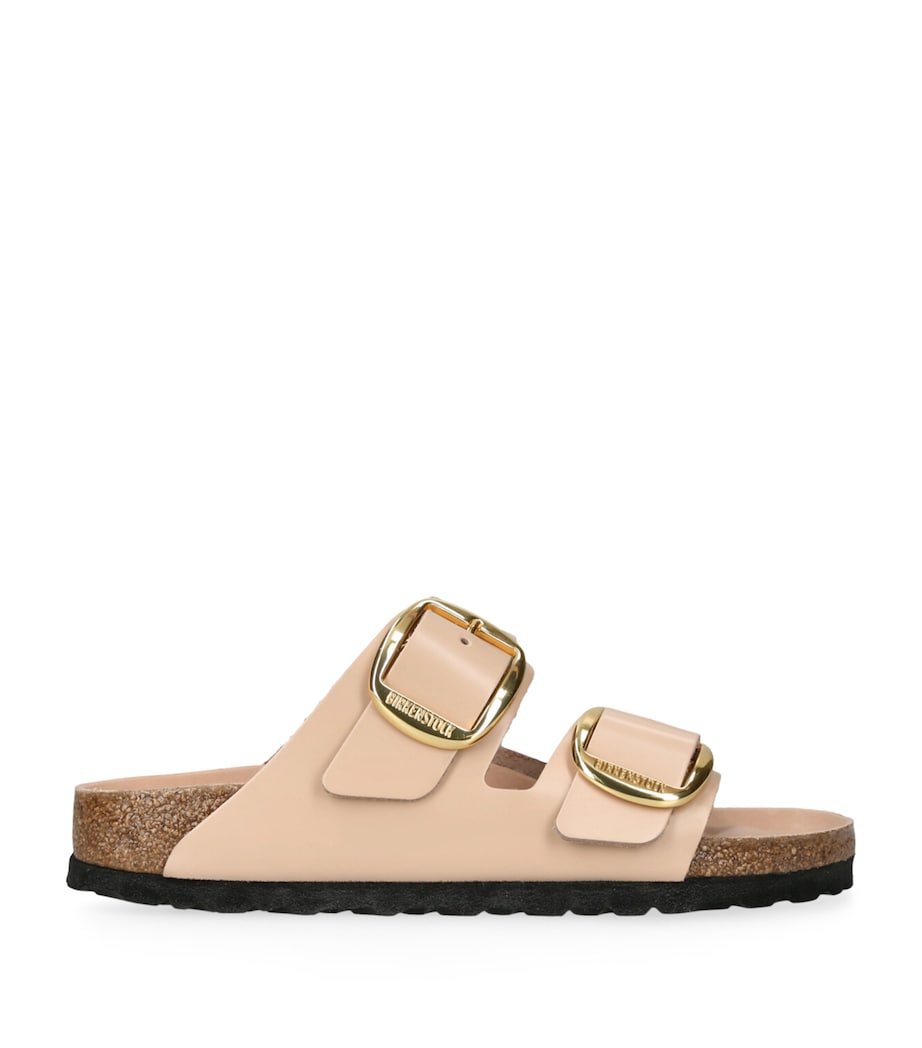 Birkenstock Leather Arizona Big Buckle Sandals Pale Pink Image 1