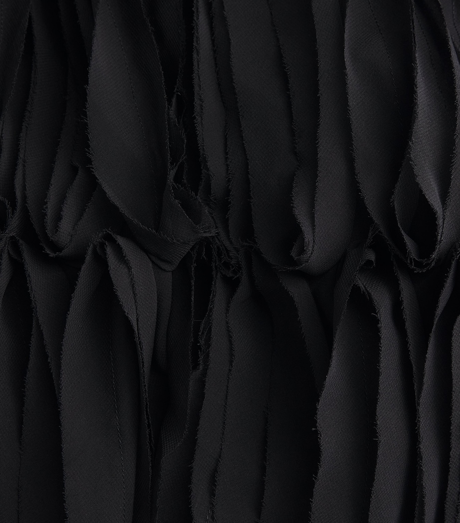 Ulla Johnson Womens Chiffon-Ribbon Augustina Maxi Dress Noir Image 6