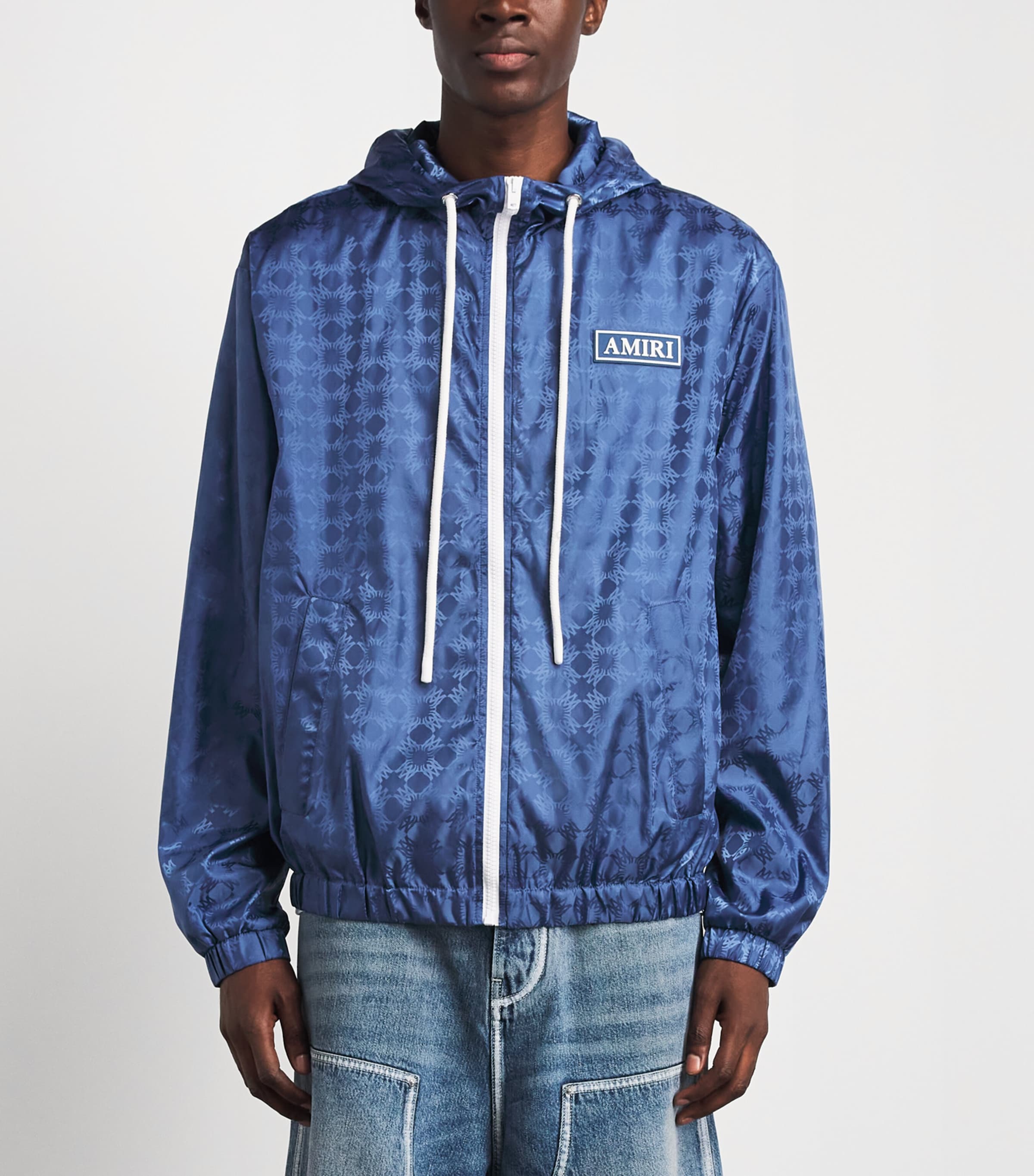 AMIRI Blue MA Quad Windbreaker Jacket | Harrods UK