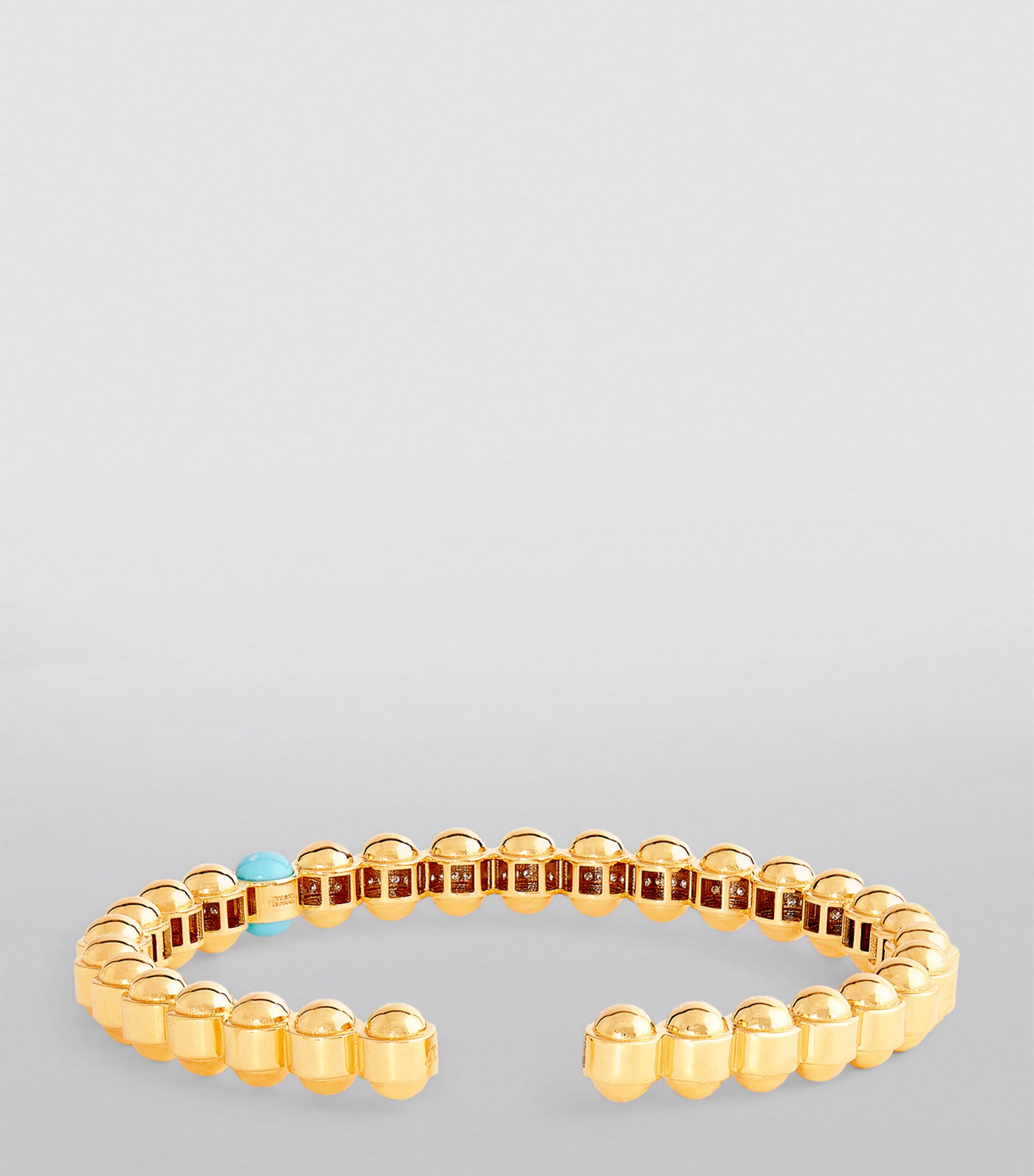 L'ATELIER NAWBAR Yellow Gold, Diamond and Enamel The Cobalt Bangle Yellow Gold Image 2