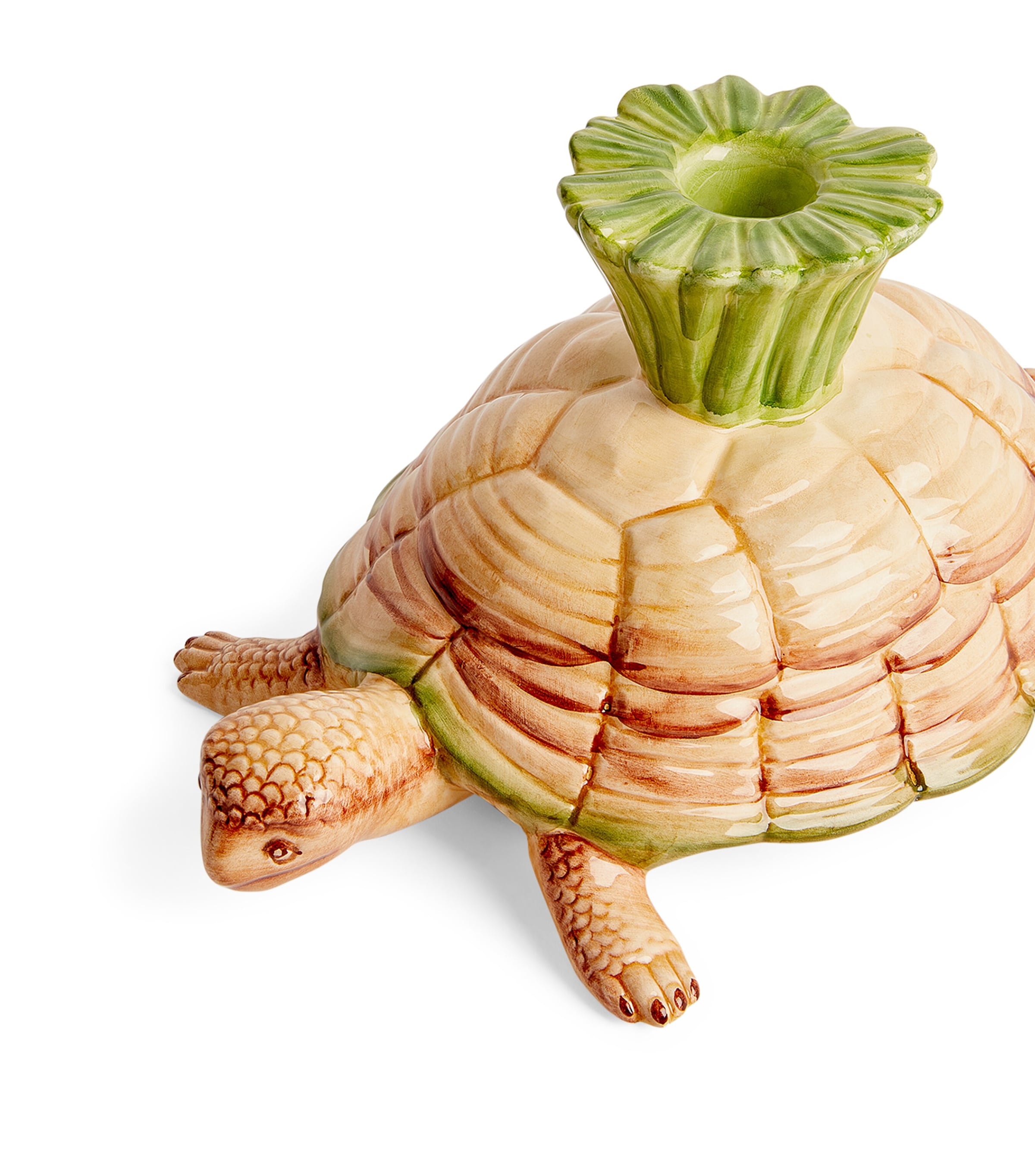 Turtle Candle Holder BROWN / GREEN Image 2