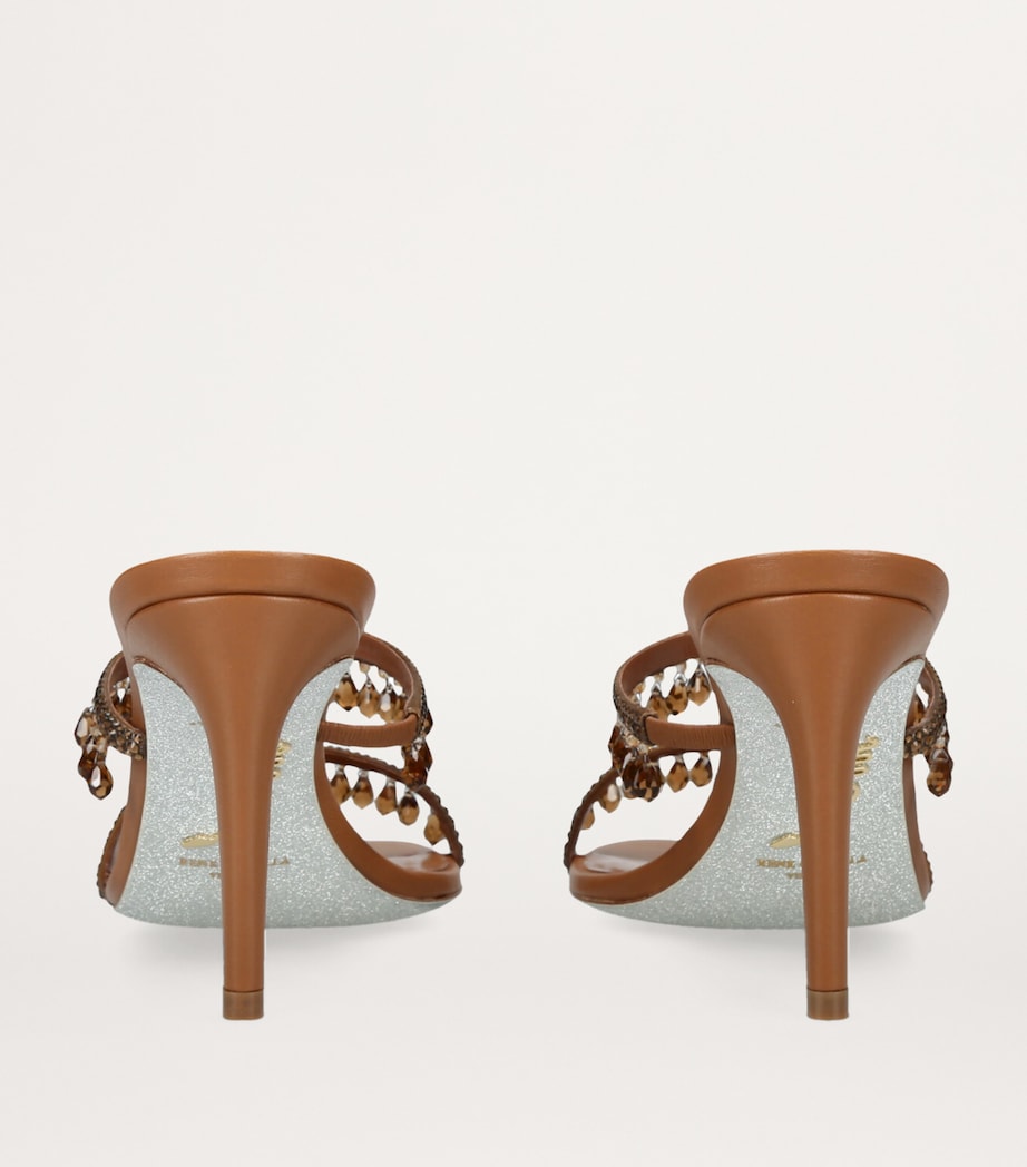 Embellished Chandelier Mules 80 BROWN Image 3