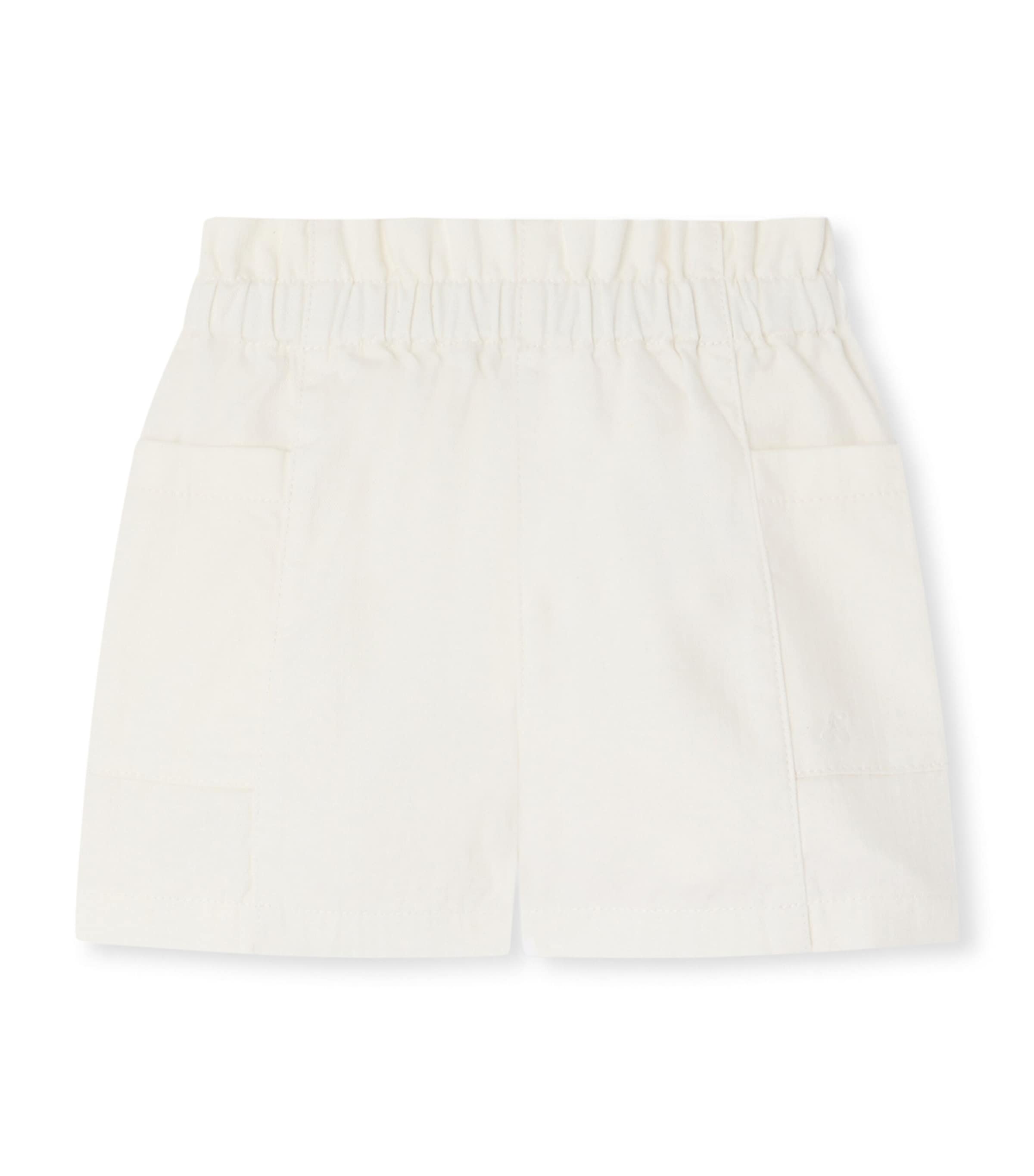 Bonpoint Denim Nougat Shorts (6-18 Months) Blanc Lait Image 1