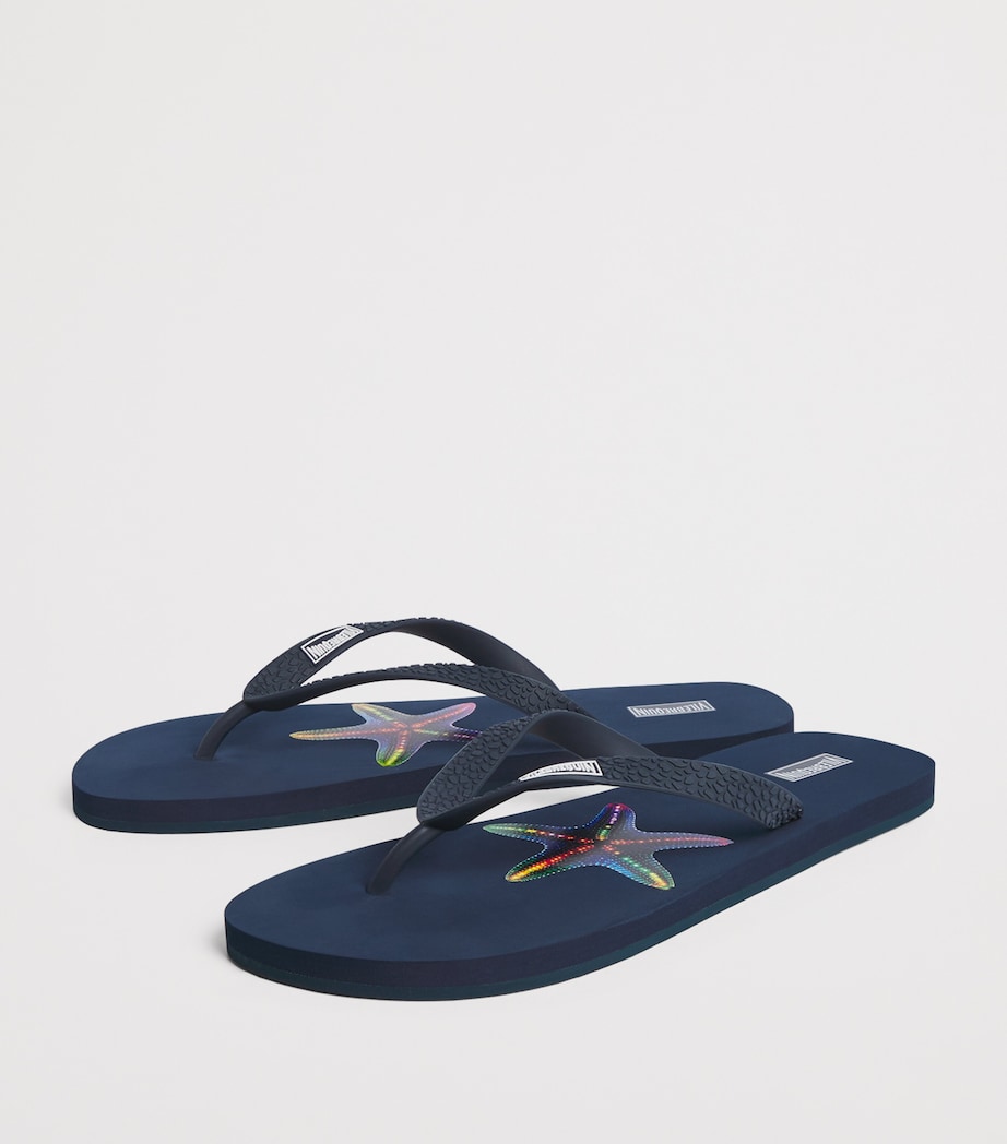 Disco Stars Flip Flops 390-NAVY Image 3