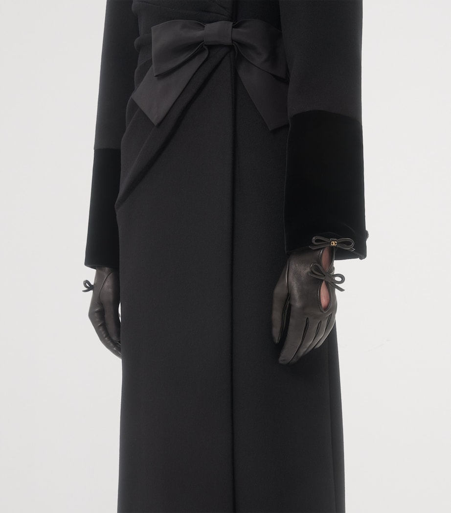 Valentino Garavani Leather VLogo Signature Gloves Image 3