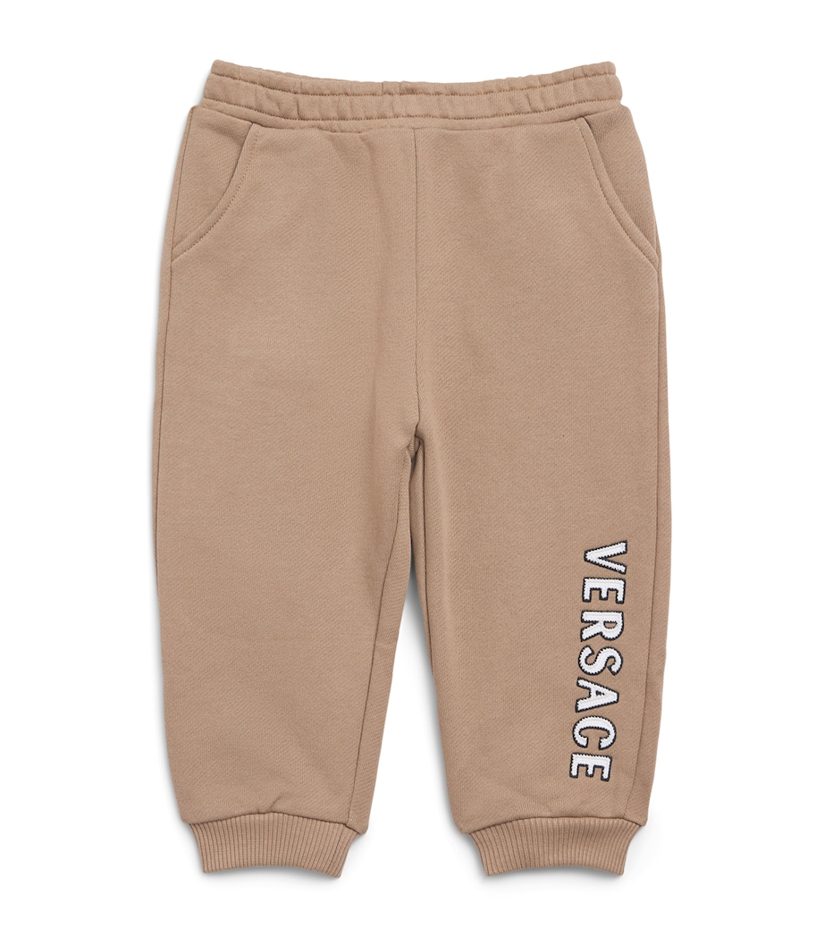 Versace Kids Cotton Logo Sweatpants (6-18 Months) Image 1