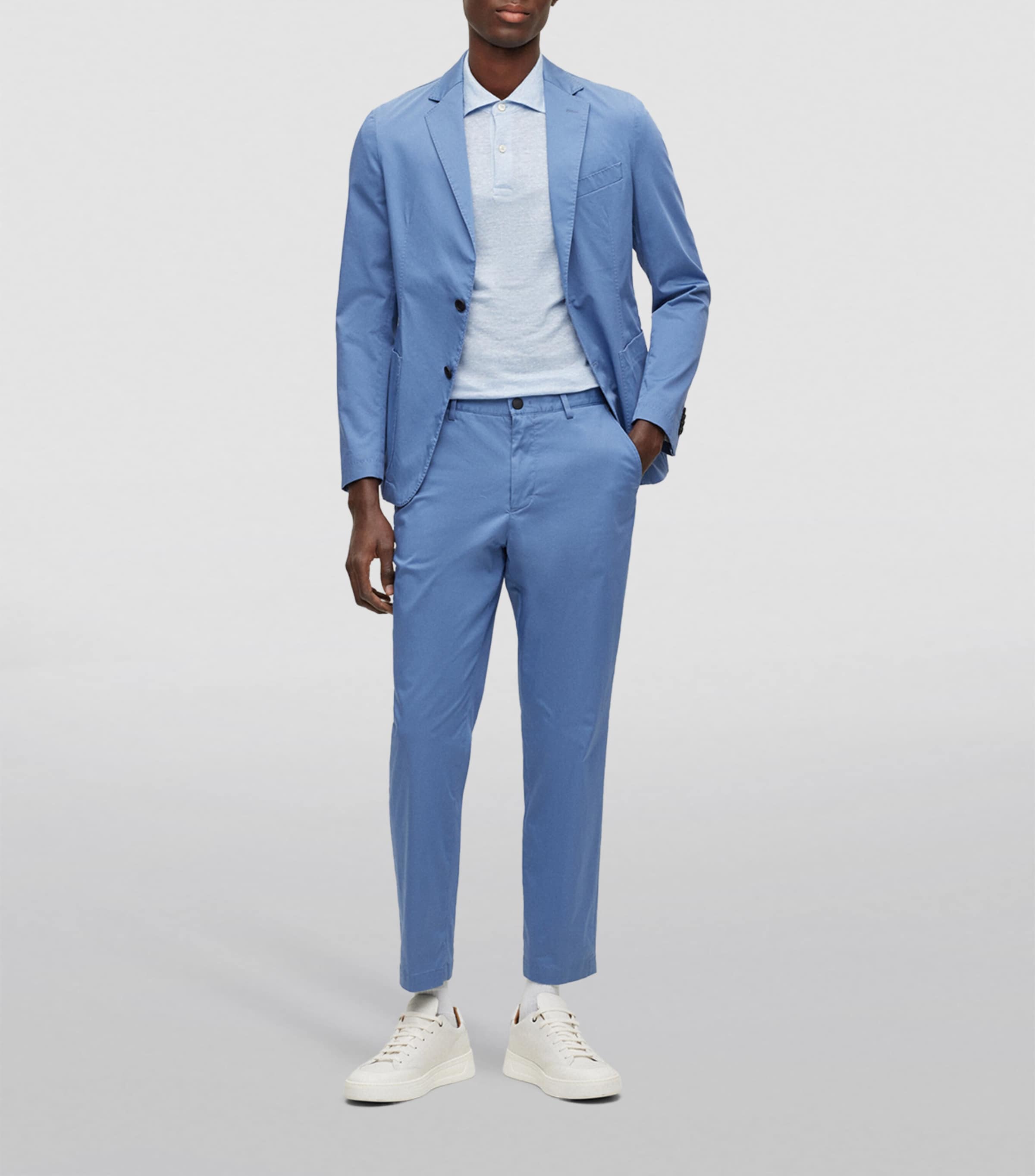 Linen Polo Shirt 492 Image 2