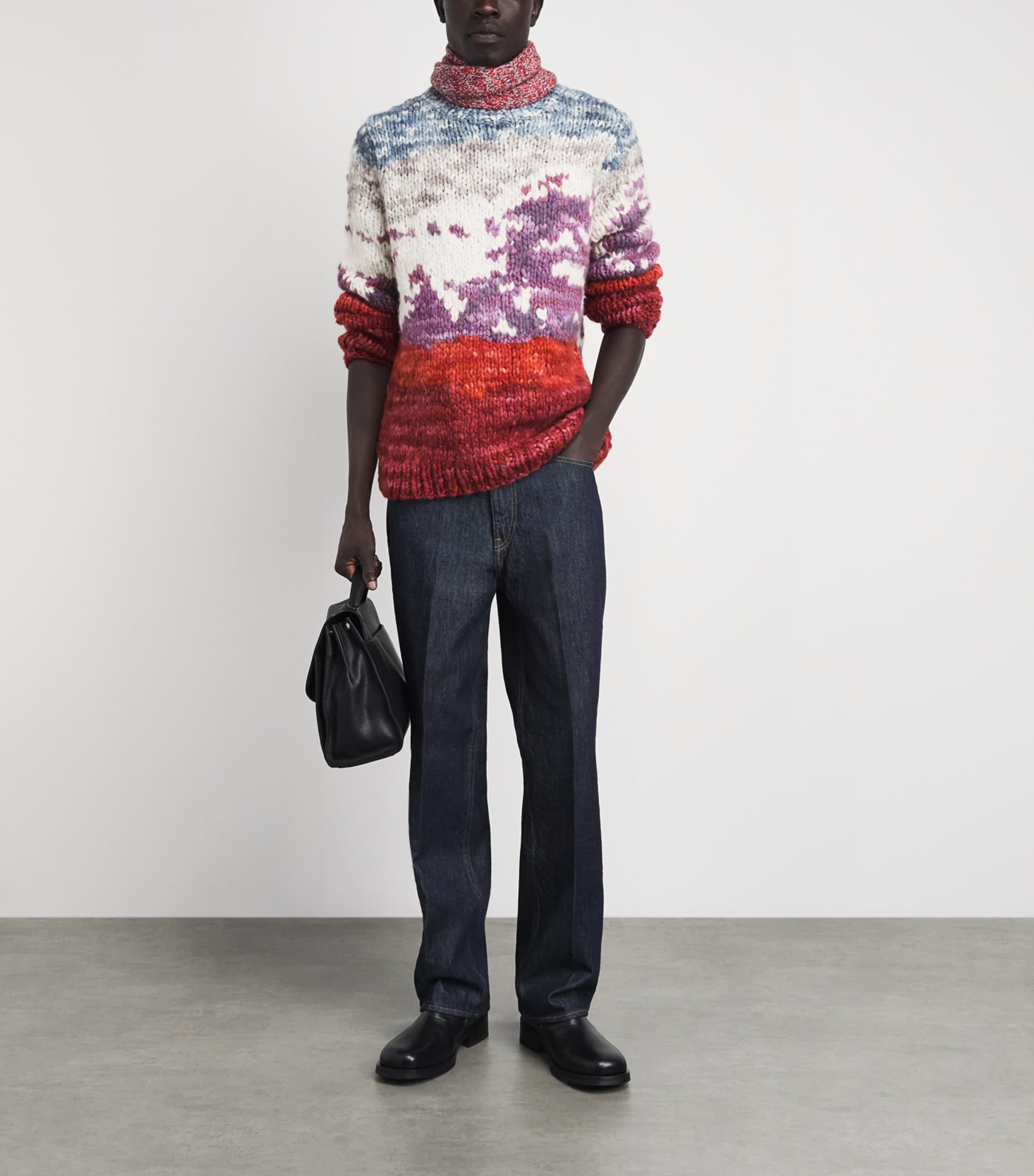 Gabriela Hearst Mens x Paul Smith Cashmere Sylphora Sweater Mountain Image 2