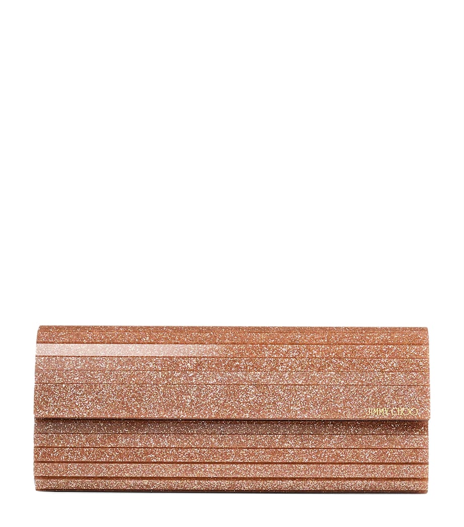 Sweetie Glitter Clutch Bag ROSE Image 1