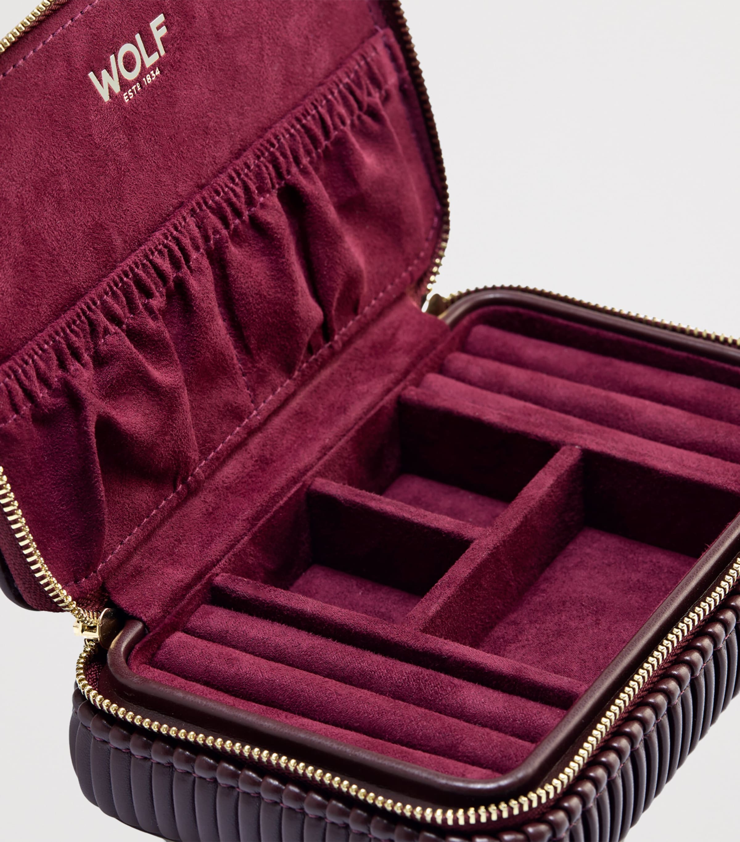 Bella Jewellery Zip Case BORDEAUX Image 4