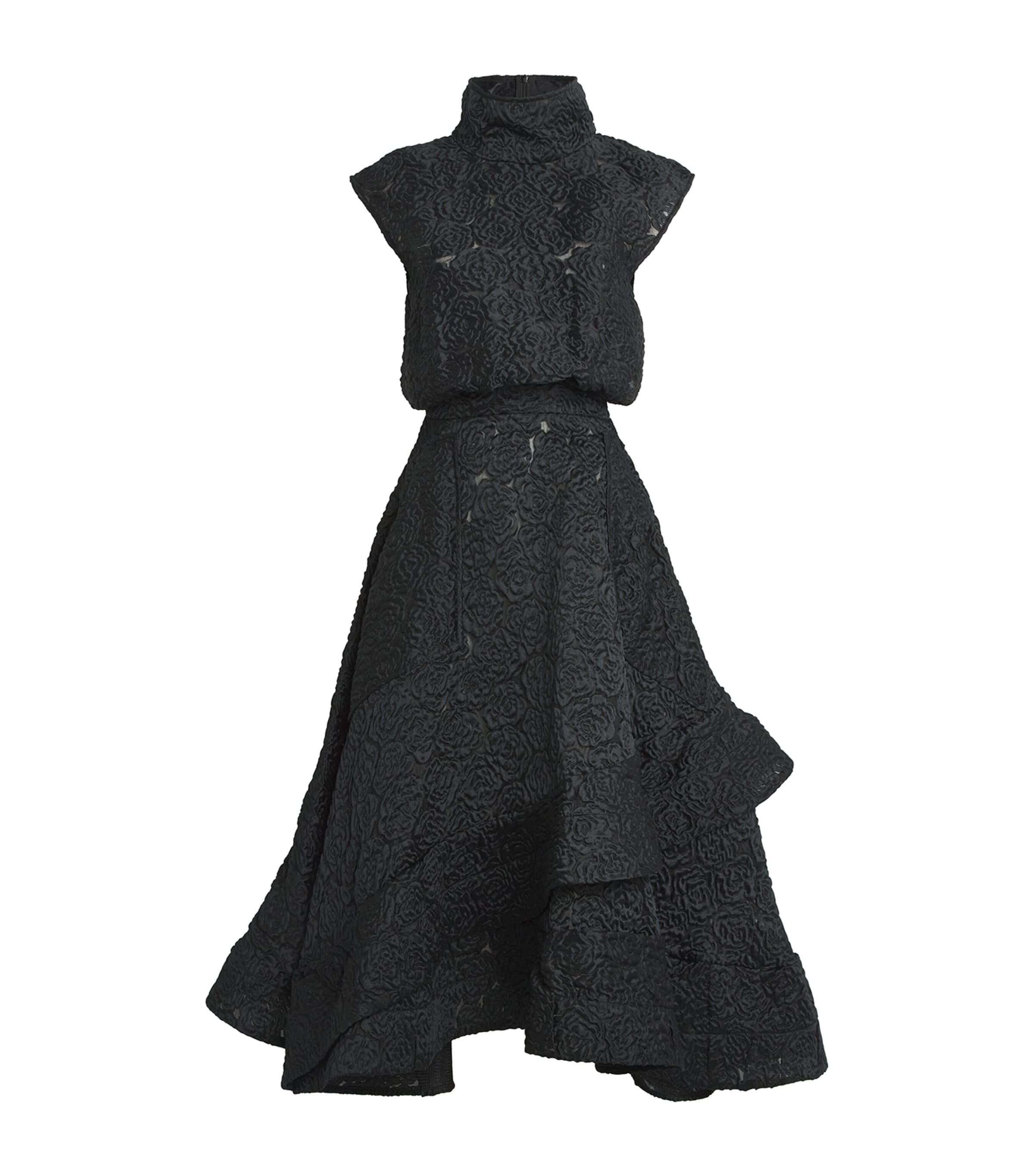 Maticevski Arresting Midi Dress In Black