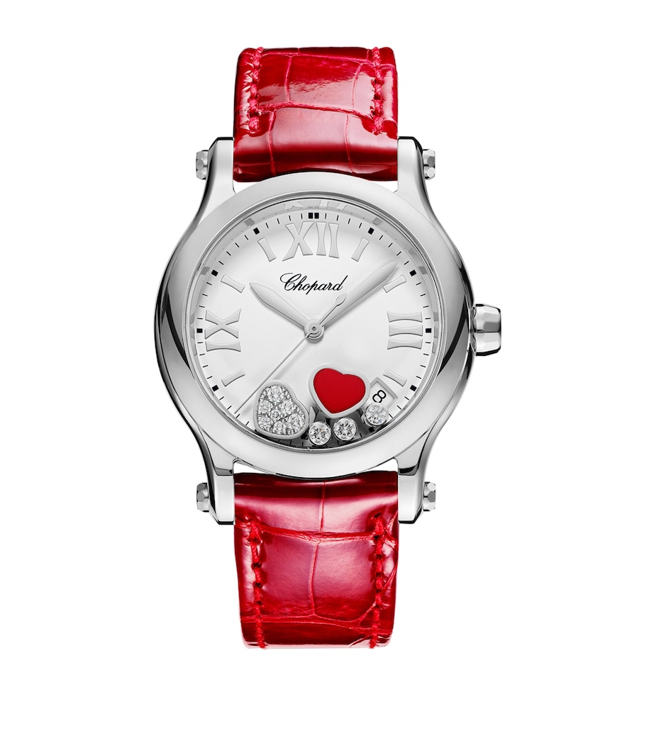 Chopard Stainless Steel and Diamond Happy Sport Watch 36mm Stainless Steel Image 1