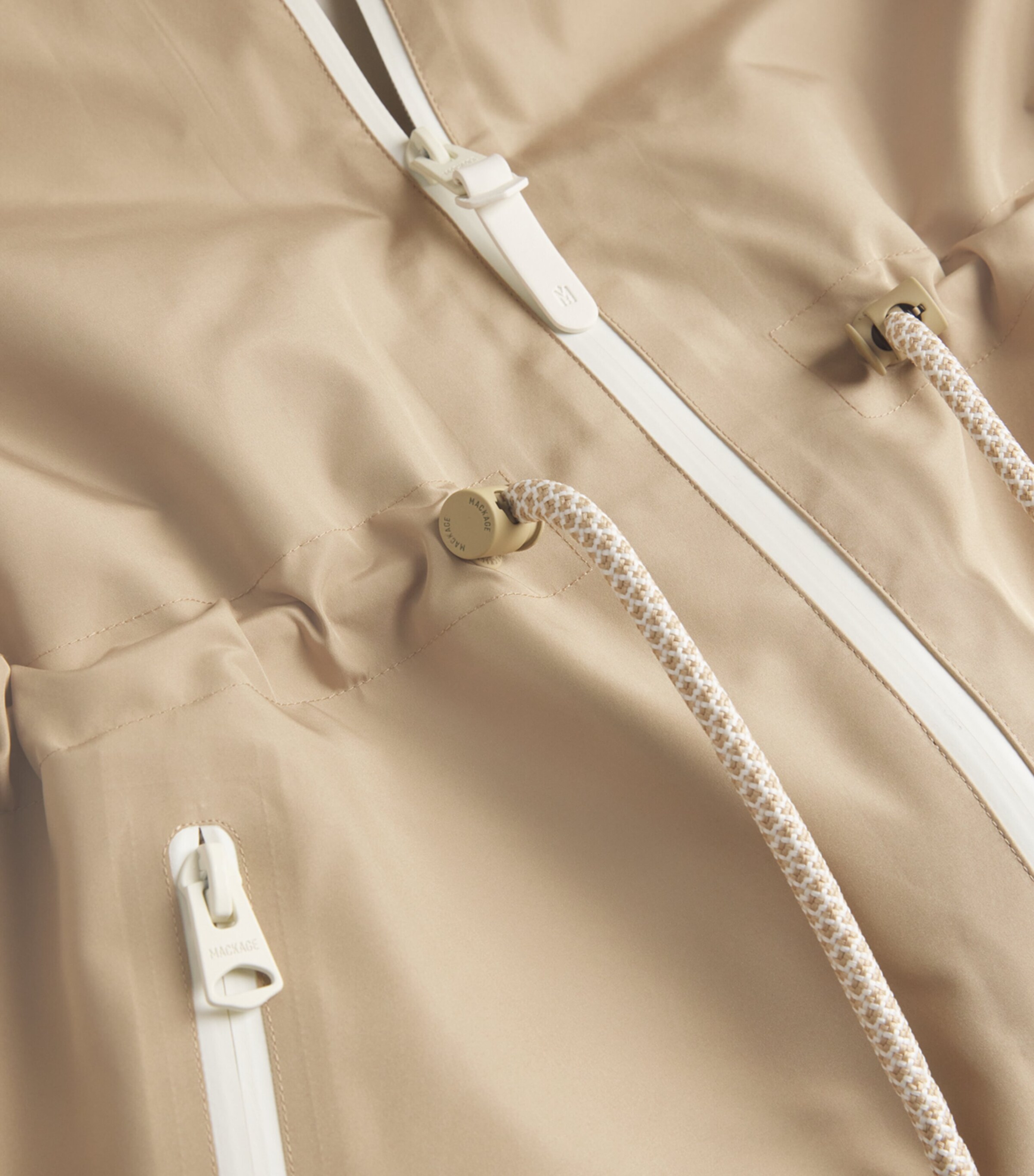 Kalea-Z Rain Jacket LIGHT CAMEL-CREAM Image 5