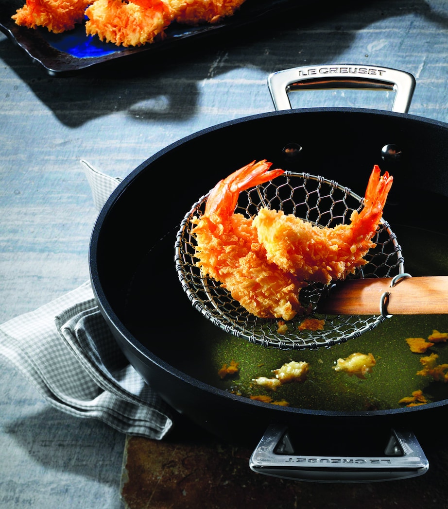Toughened Non-Stick Wok (32cm) BLACK Image 5